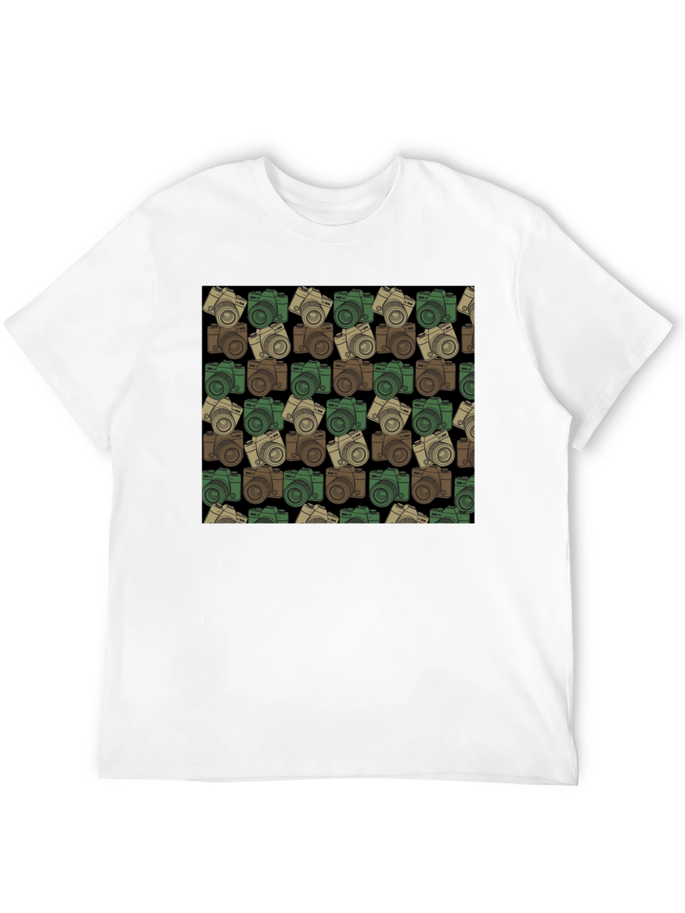 Camera Pattern T-Shirt - Photo Lover Apparel