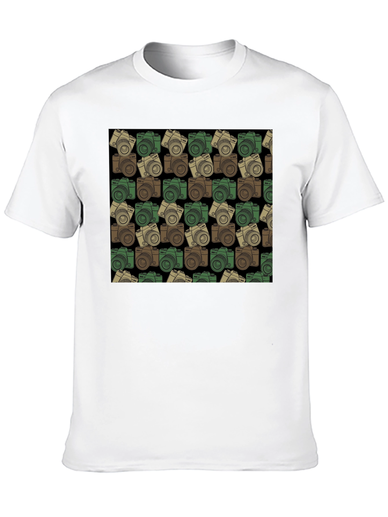 Camera Pattern T-Shirt - Photo Lover Apparel