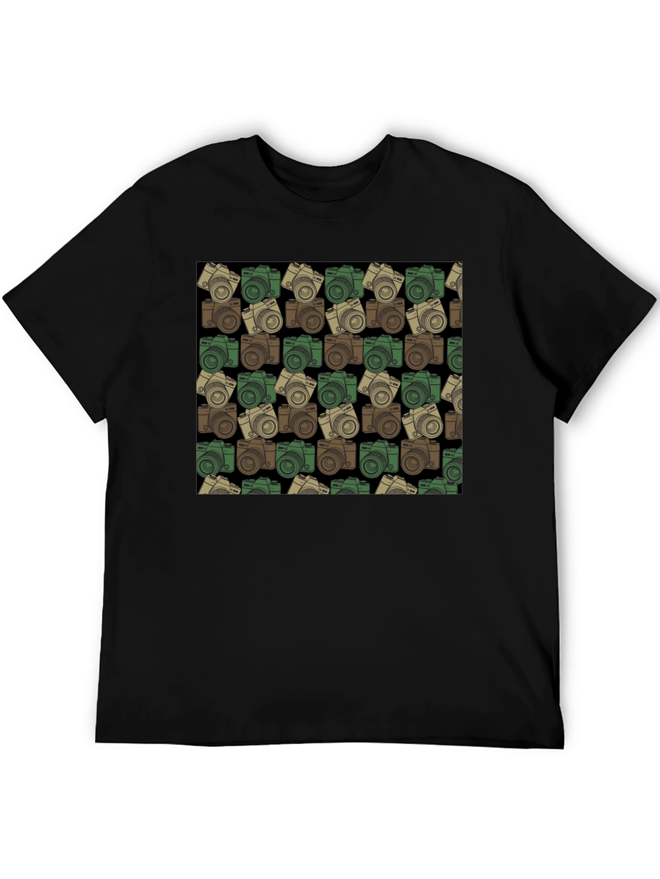 Camera Pattern T-Shirt - Photo Lover Apparel