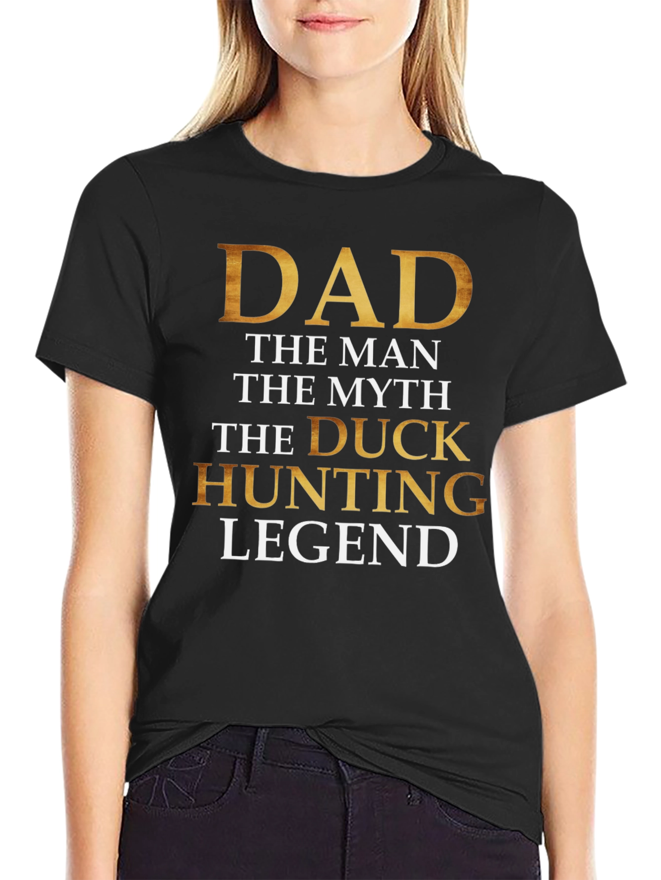 Dad the Duck Hunting Legend Graphic Tee