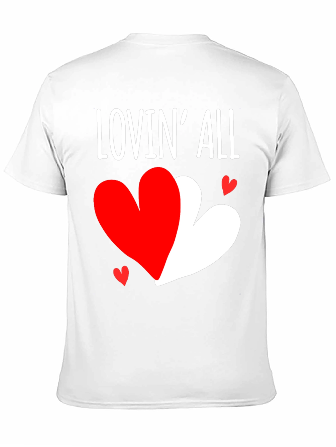 Lovin All Heart Graphic Valentines Day T-Shirt