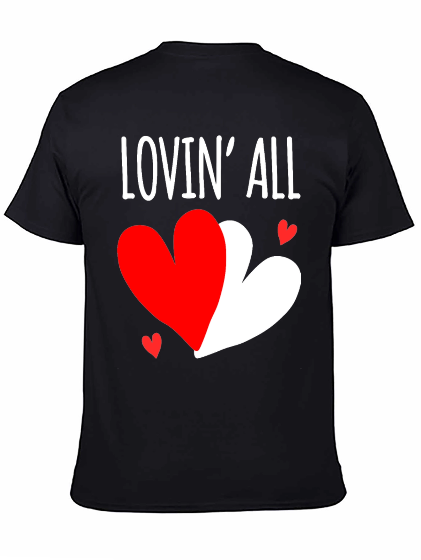Lovin All Heart Graphic Valentines Day T-Shirt