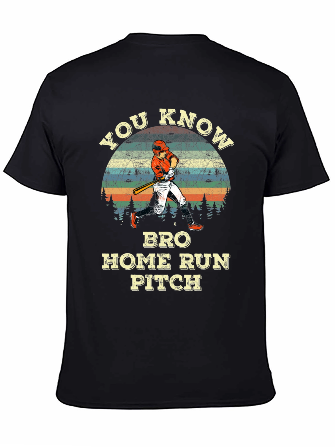You Know Bro Home Run Pitch Baseball T-Shirt