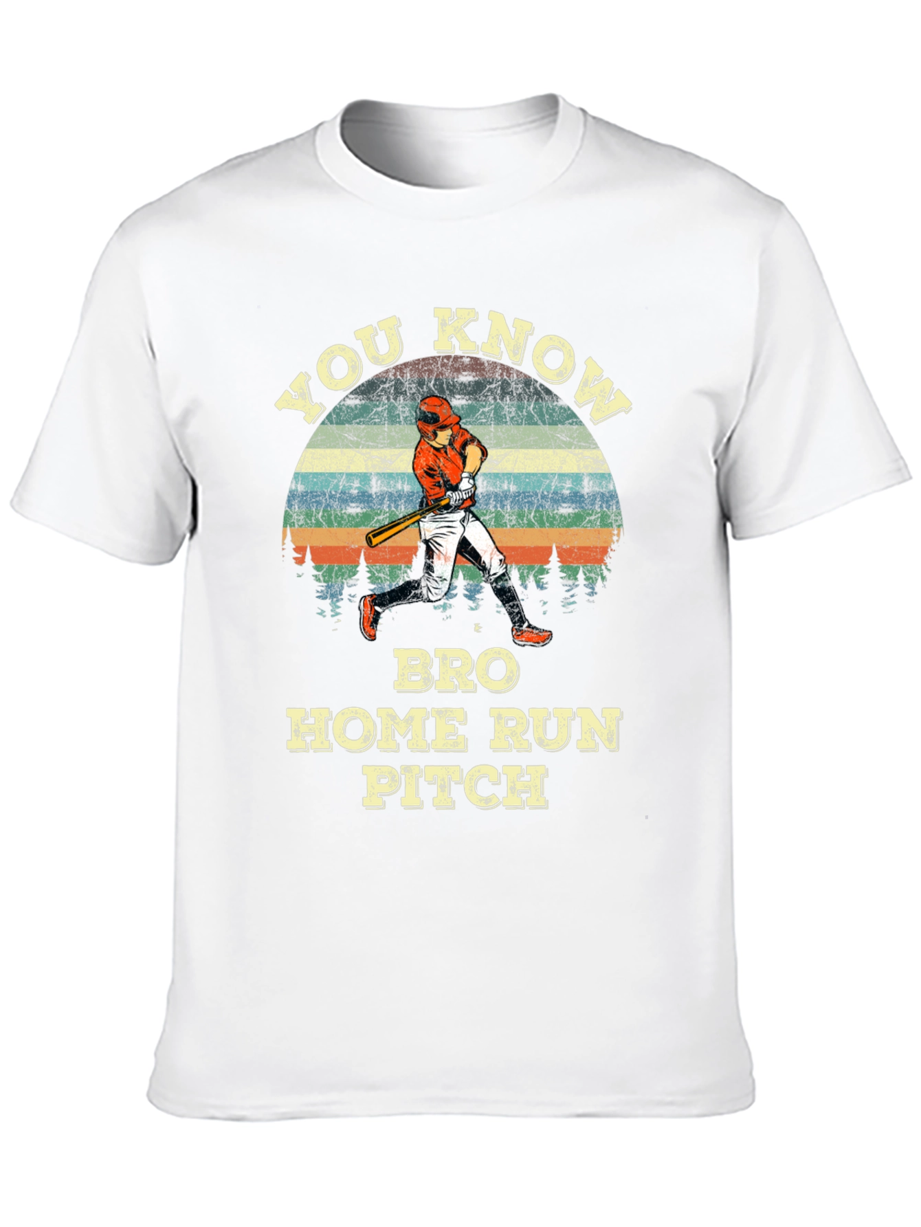 You Know Bro Home Run Pitch Baseball T-Shirt