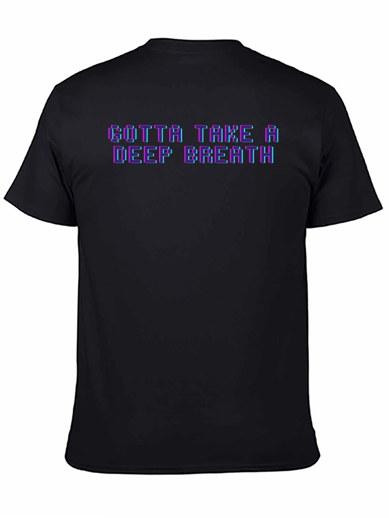 Gotta Take a Deep Breath Graphic Tee - Black