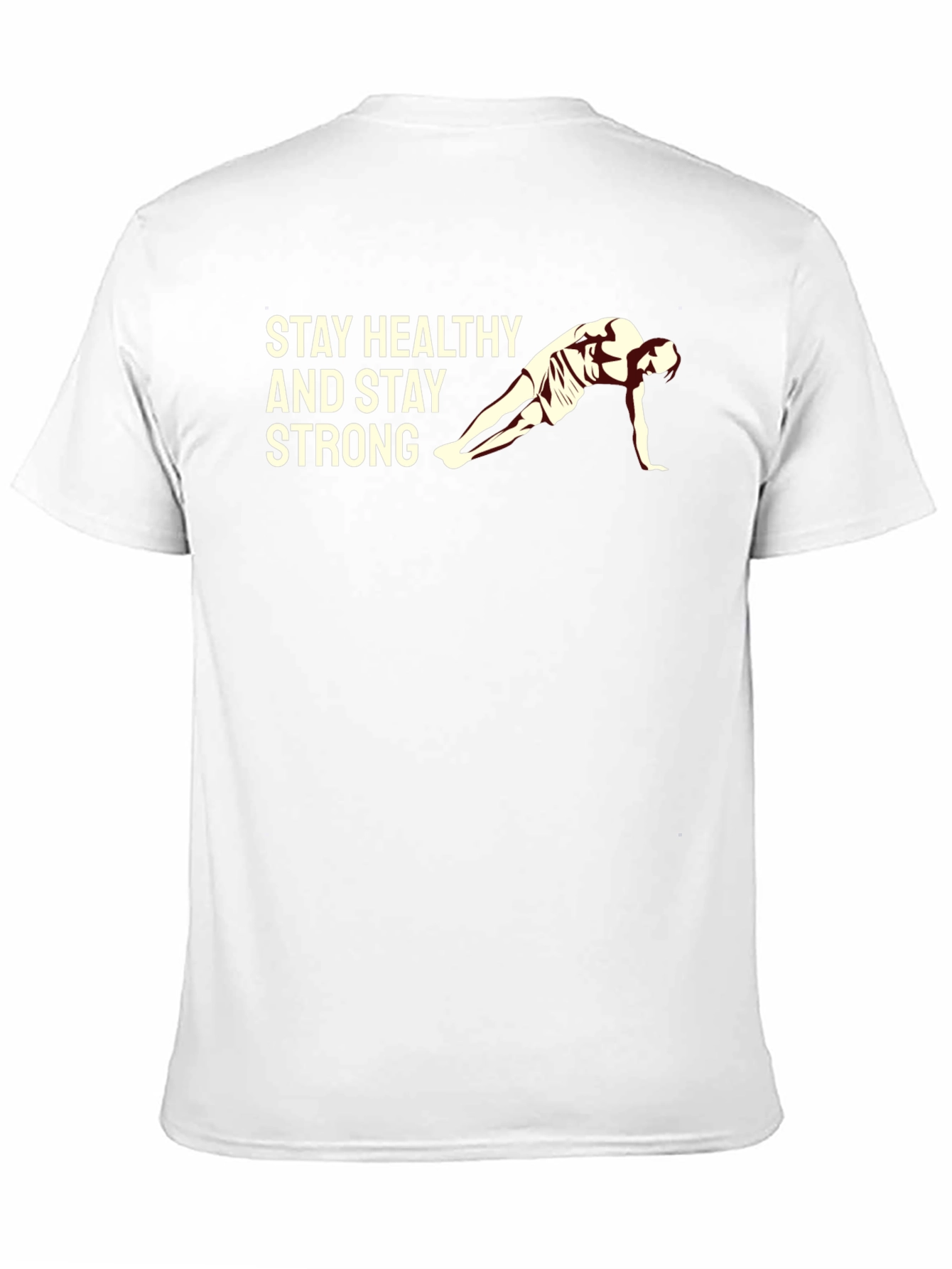 Stay Healthy and Strong Black T-Shirt