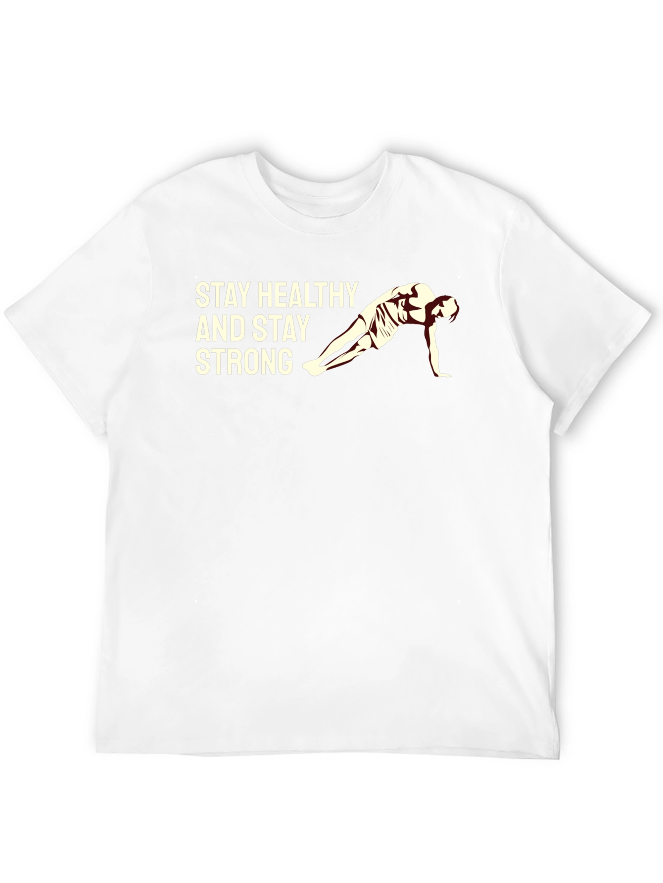 Stay Healthy and Strong Black T-Shirt