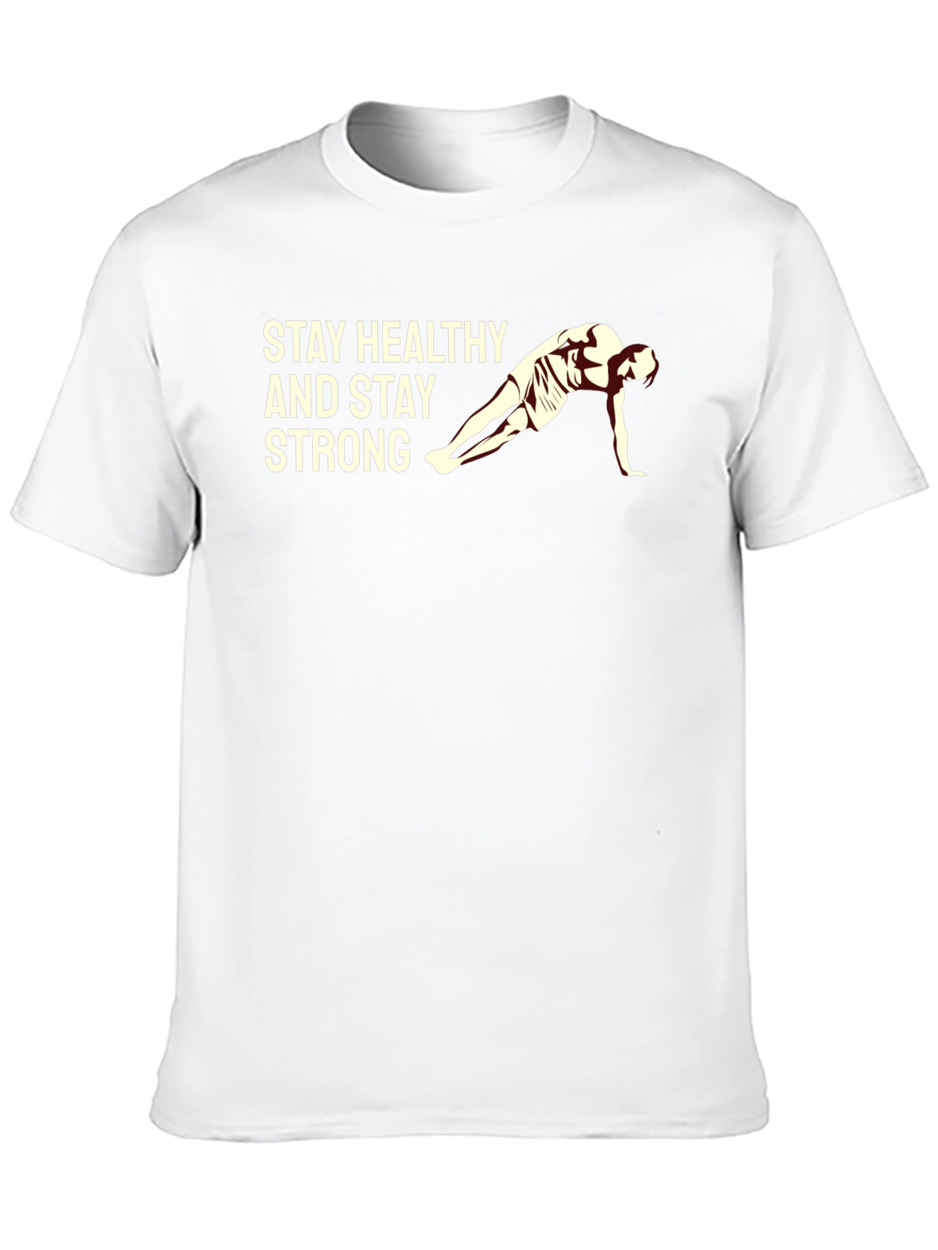 Stay Healthy and Strong Black T-Shirt