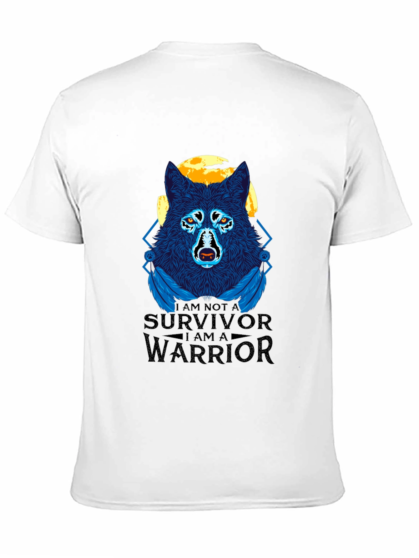 Wolf Warrior Graphic T-Shirt - Unisex
