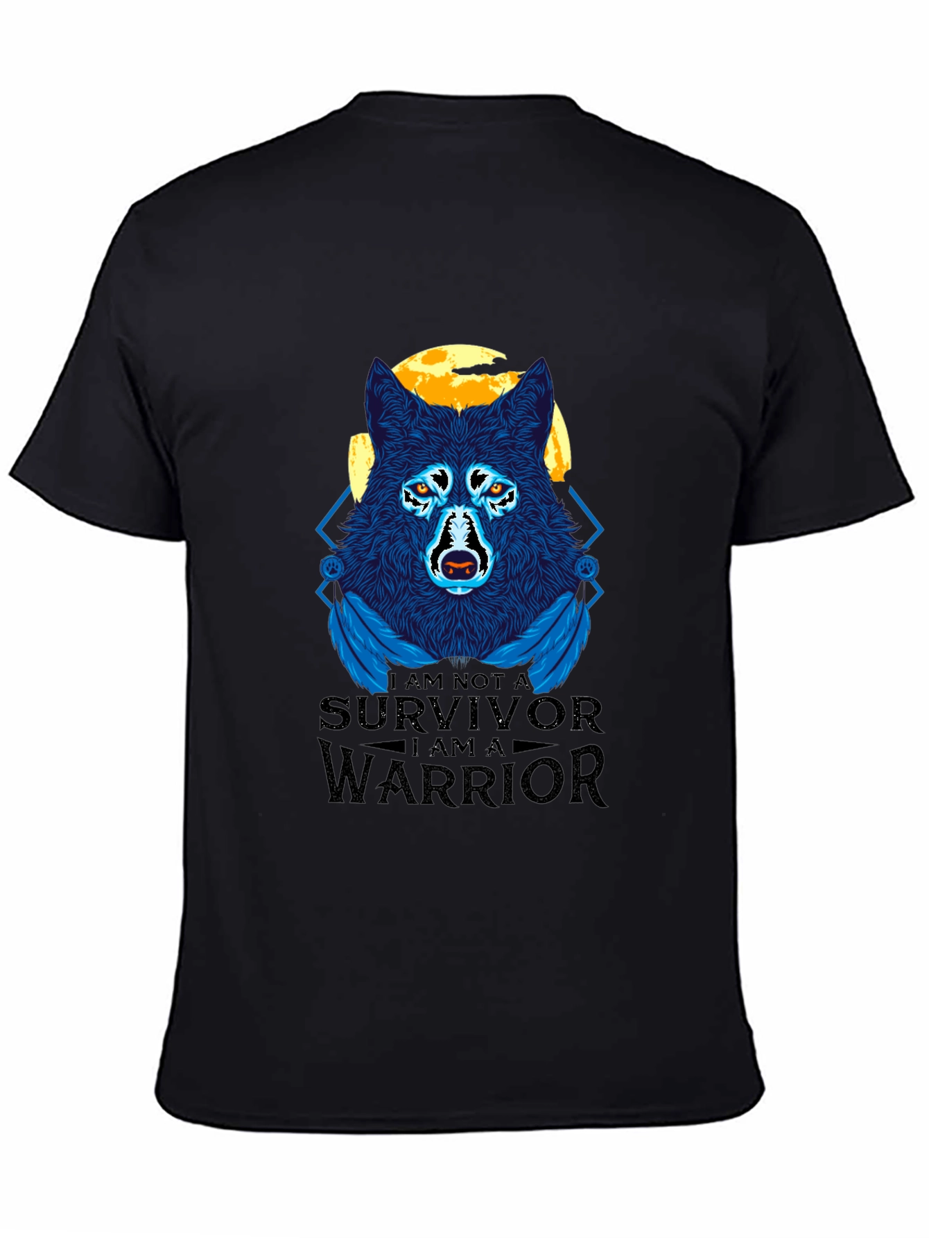 Wolf Warrior Graphic T-Shirt - Unisex