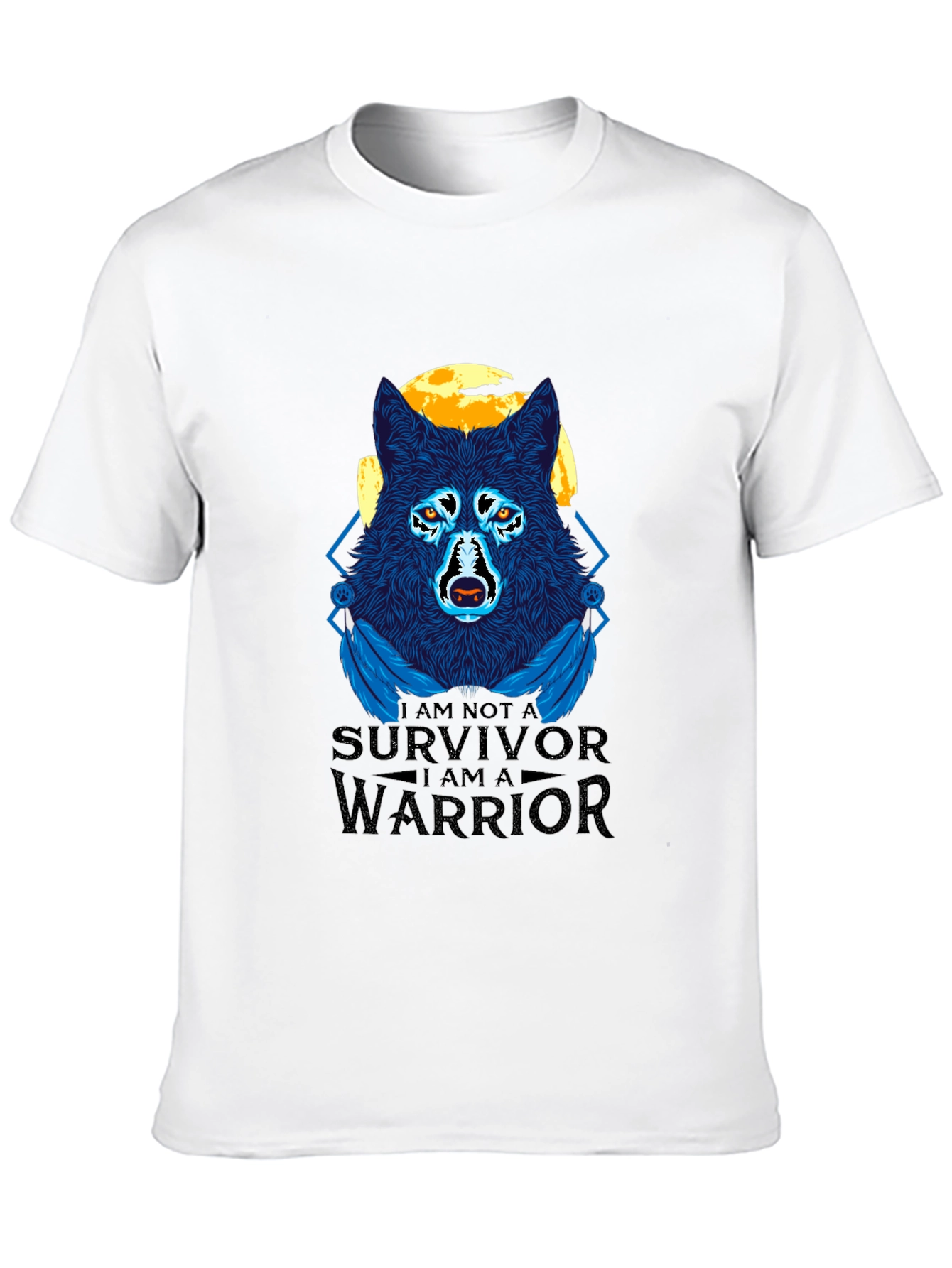 Wolf Warrior Graphic T-Shirt - Unisex