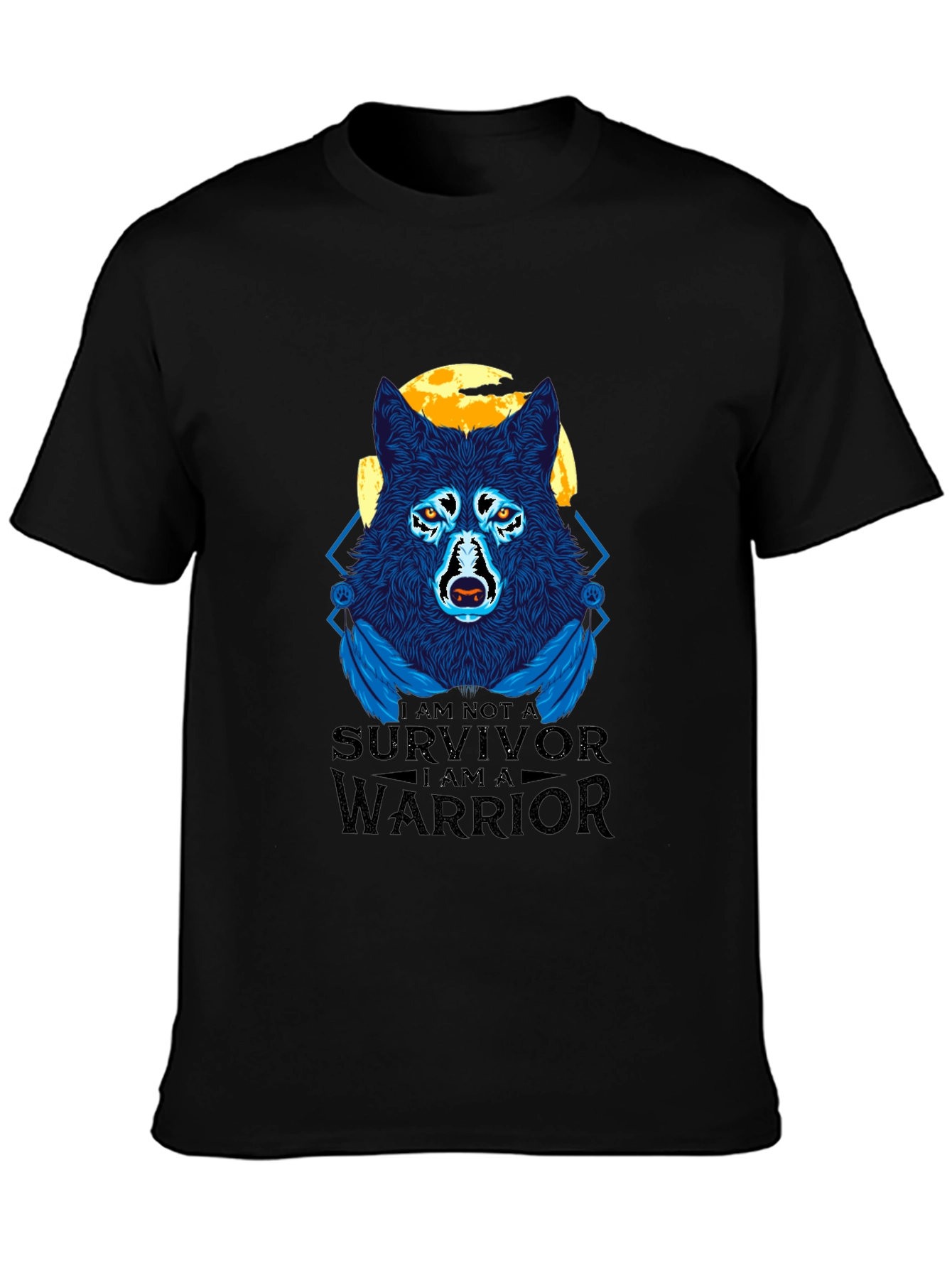 Wolf Warrior Graphic T-Shirt - Unisex