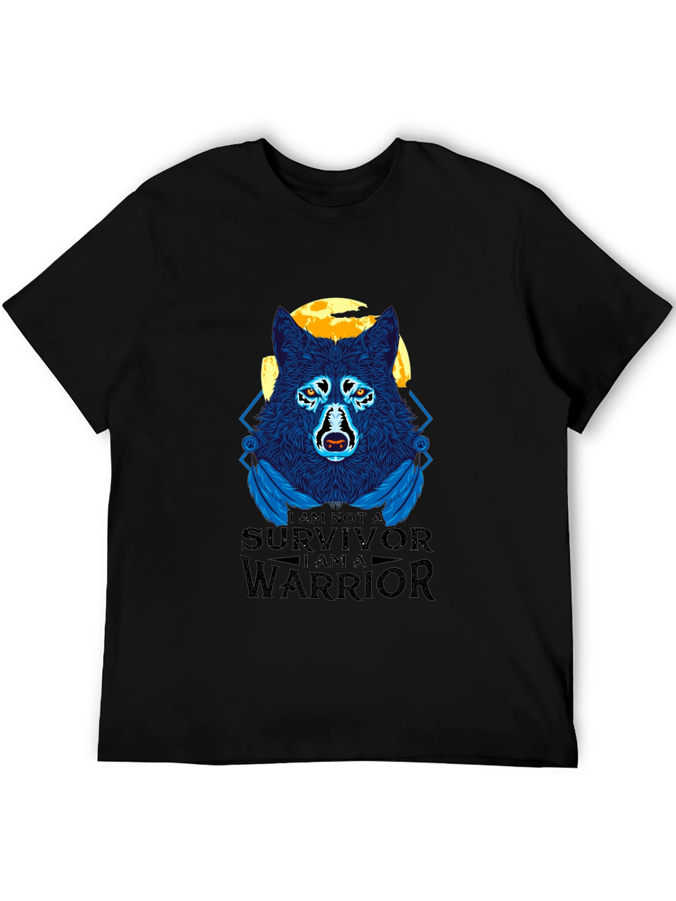 Wolf Warrior Graphic T-Shirt - Unisex