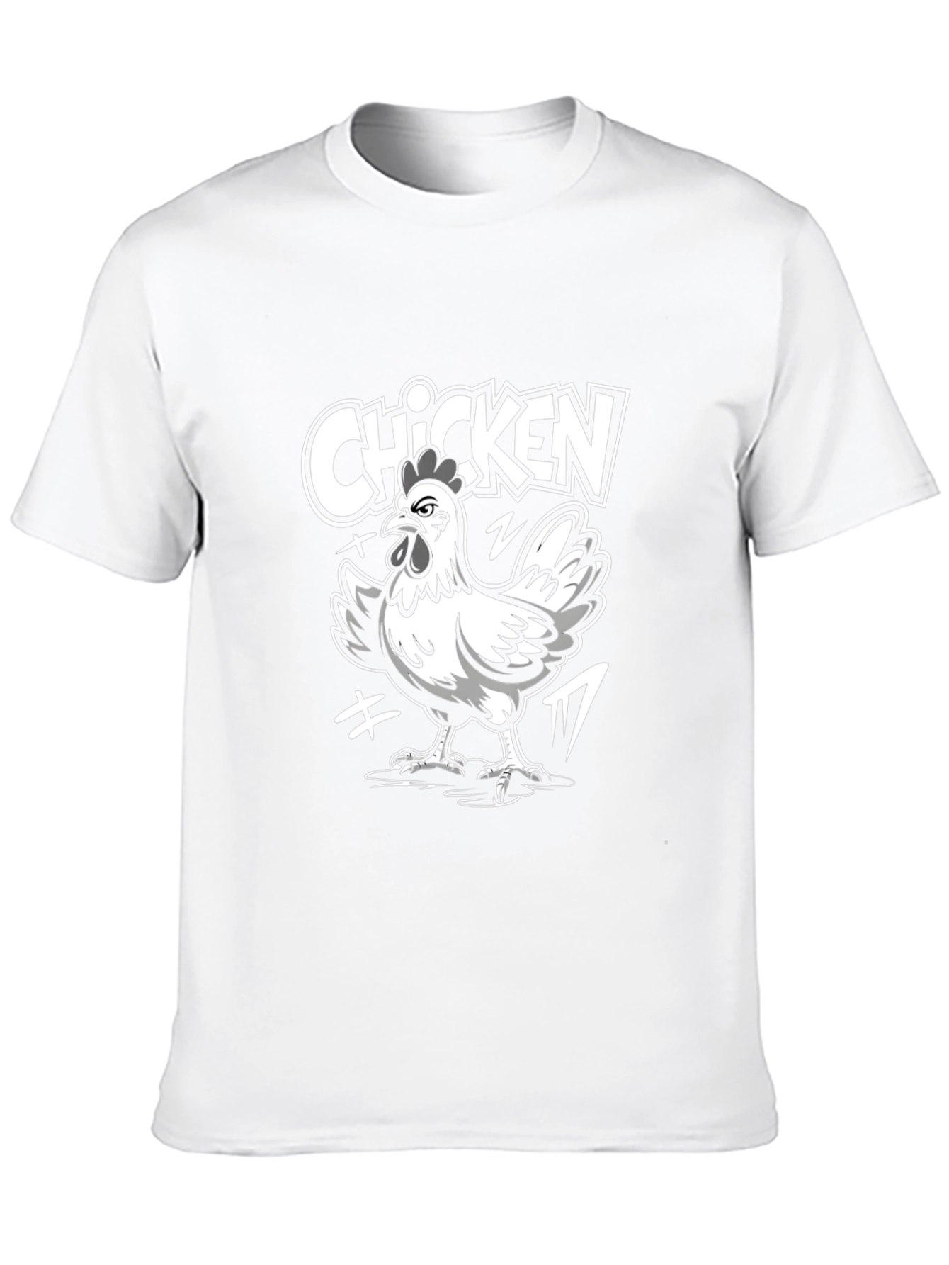 Cool Chicken Graphic Tee - Black Unisex T-Shirt