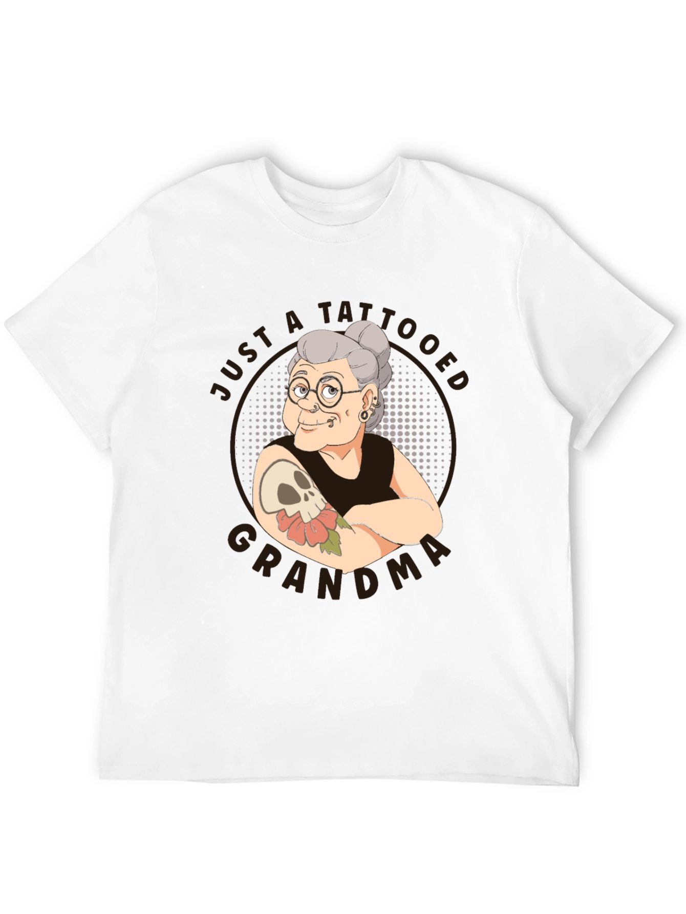 Tattooed Grandma T-Shirt - Funny Graphic Tee