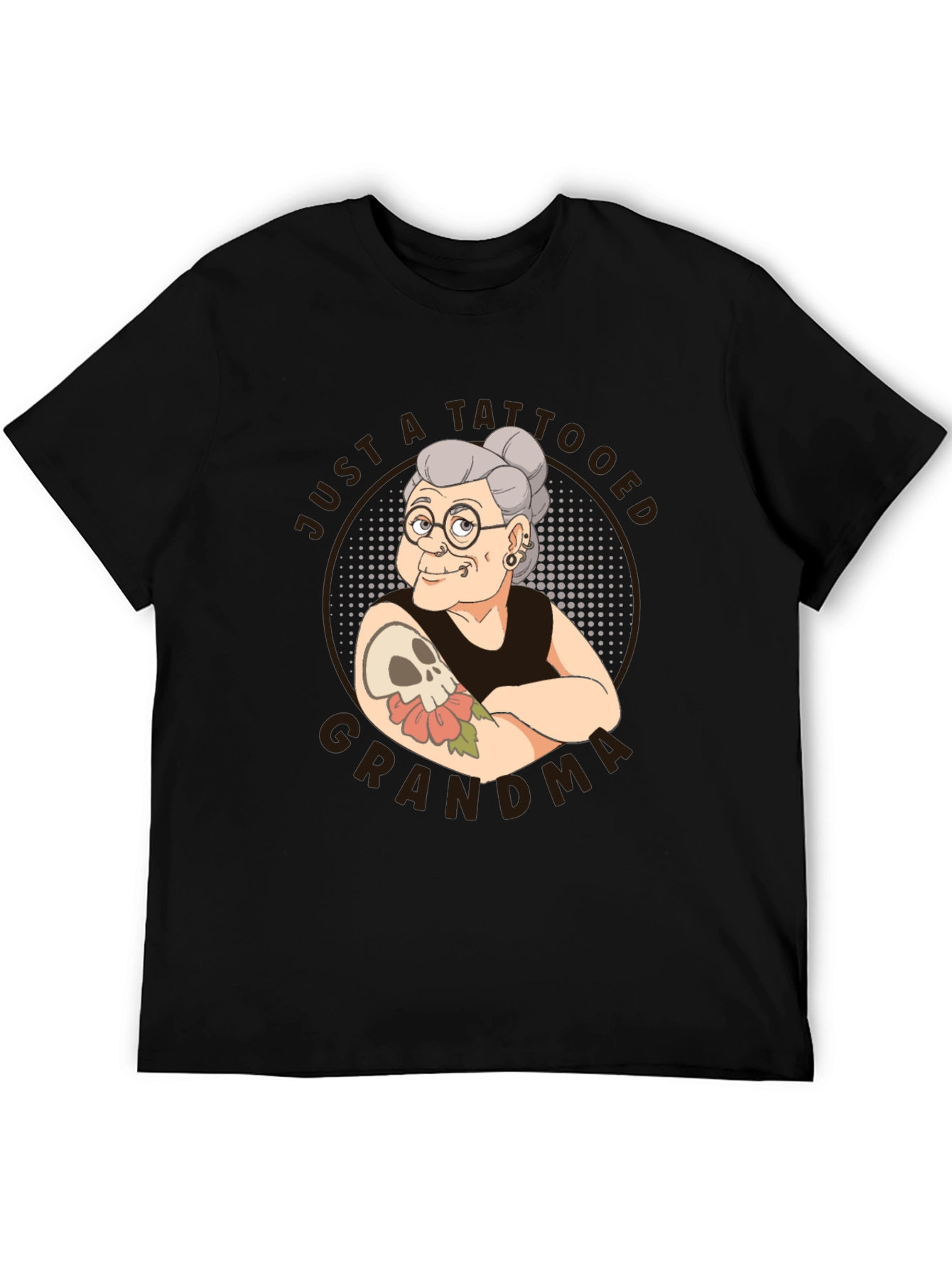 Tattooed Grandma T-Shirt - Funny Graphic Tee