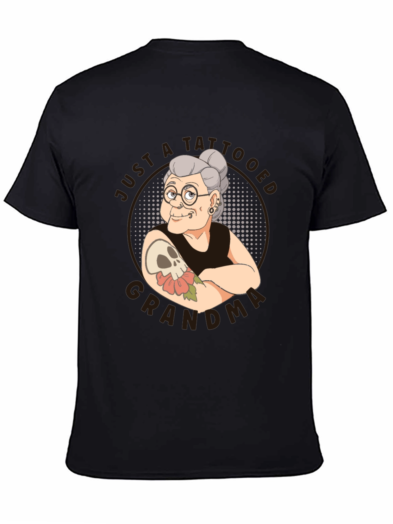 Tattooed Grandma T-Shirt - Funny Graphic Tee