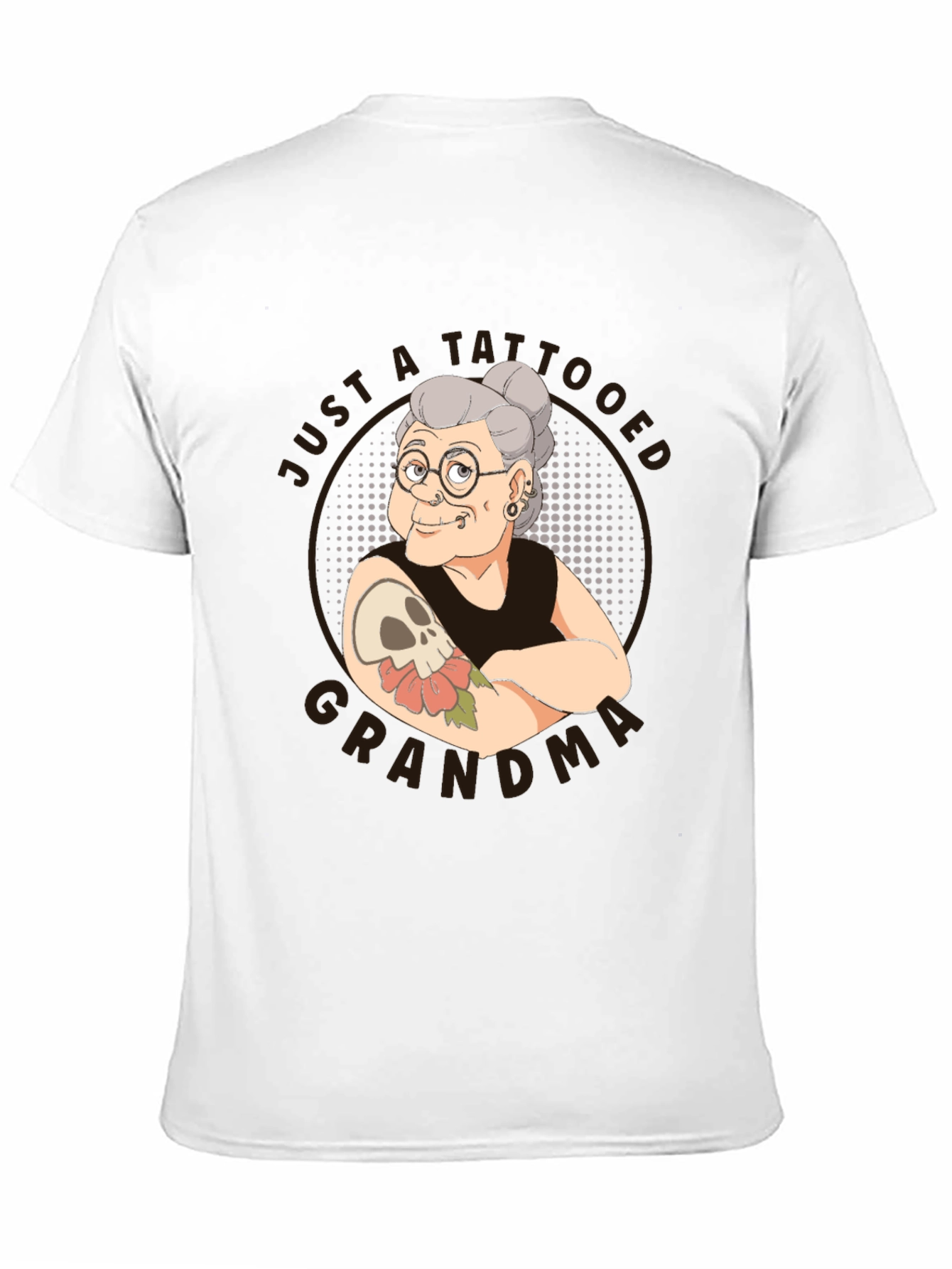 Tattooed Grandma T-Shirt - Funny Graphic Tee