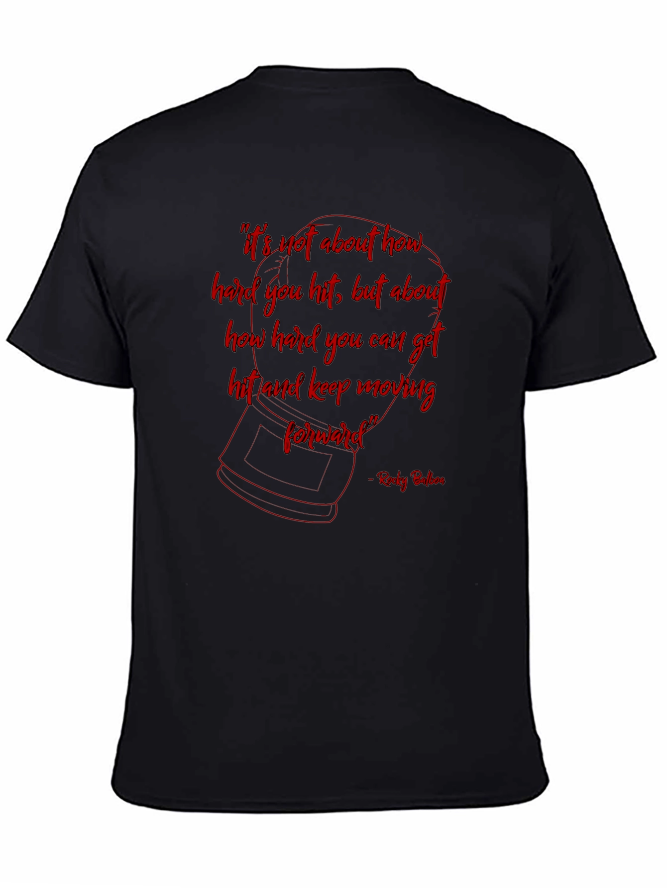 Rocky Balboa Inspirational Quote T-Shirt