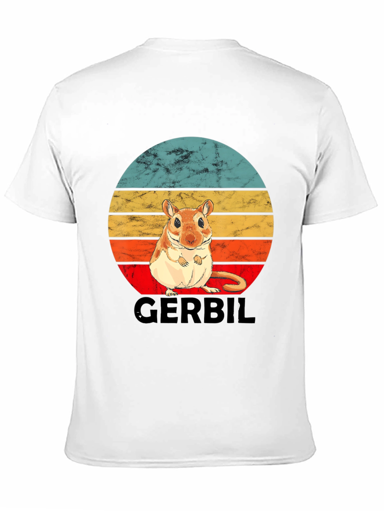Gerbil Sunset Graphic T-Shirt