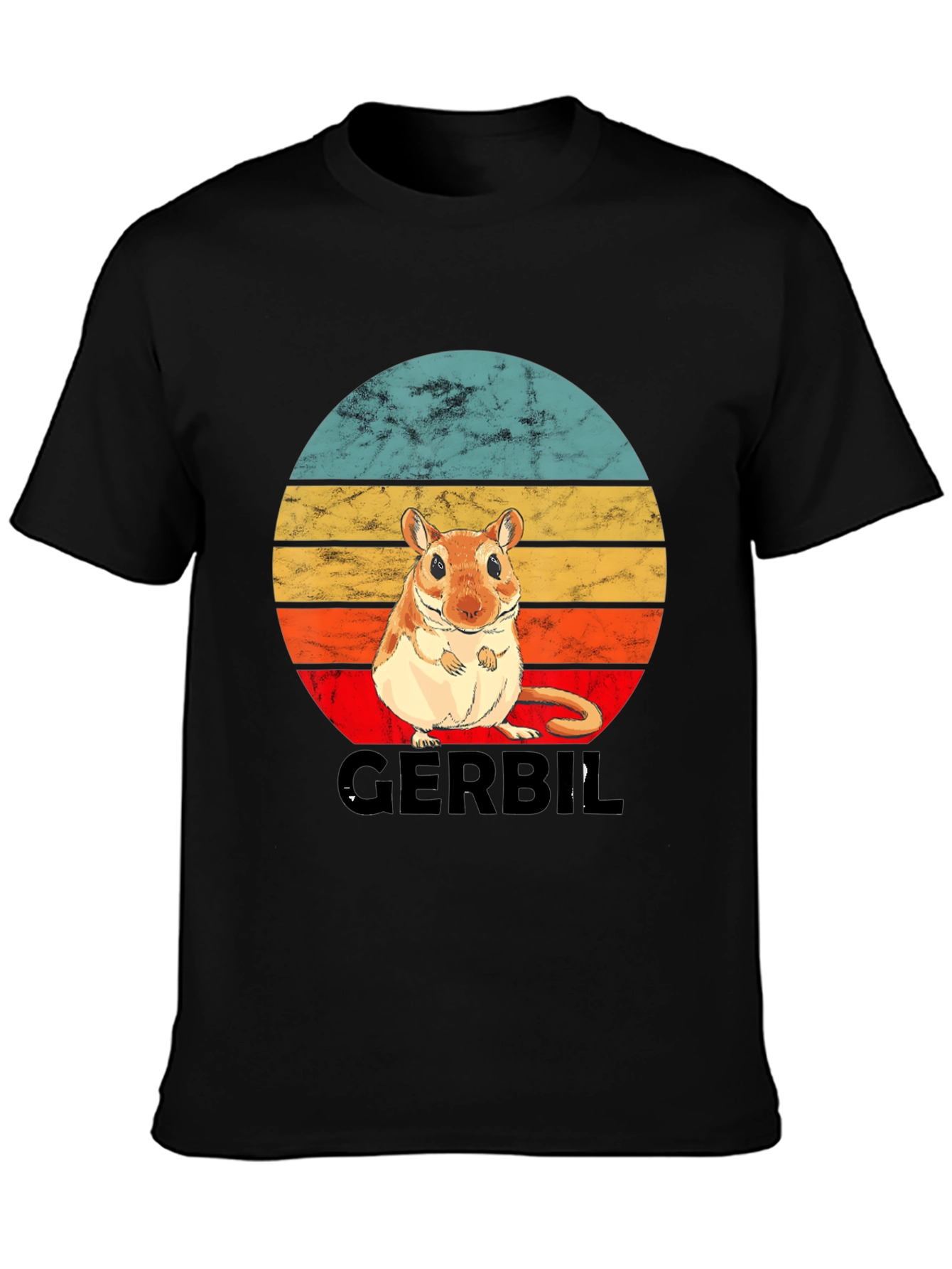 Gerbil Sunset Graphic T-Shirt