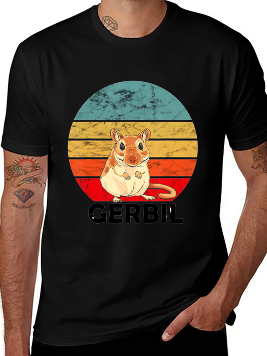 Gerbil Sunset Graphic T-Shirt