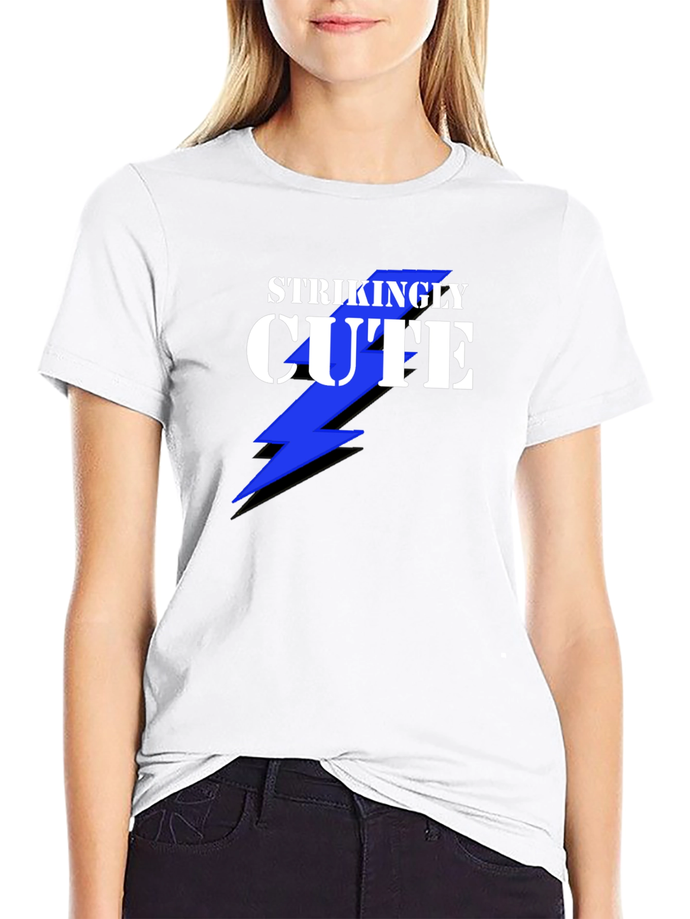 Strikingly Cute Graphic T-Shirt - Trendy Apparel