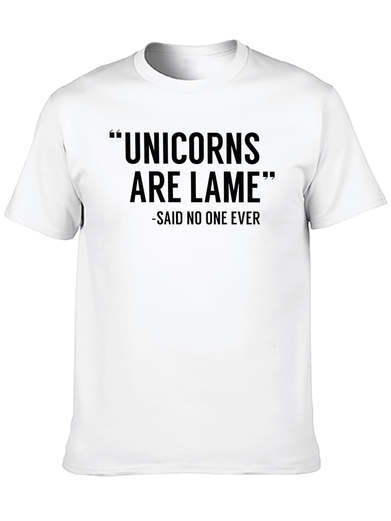 Unicorns Are Lame Funny Graphic Tee