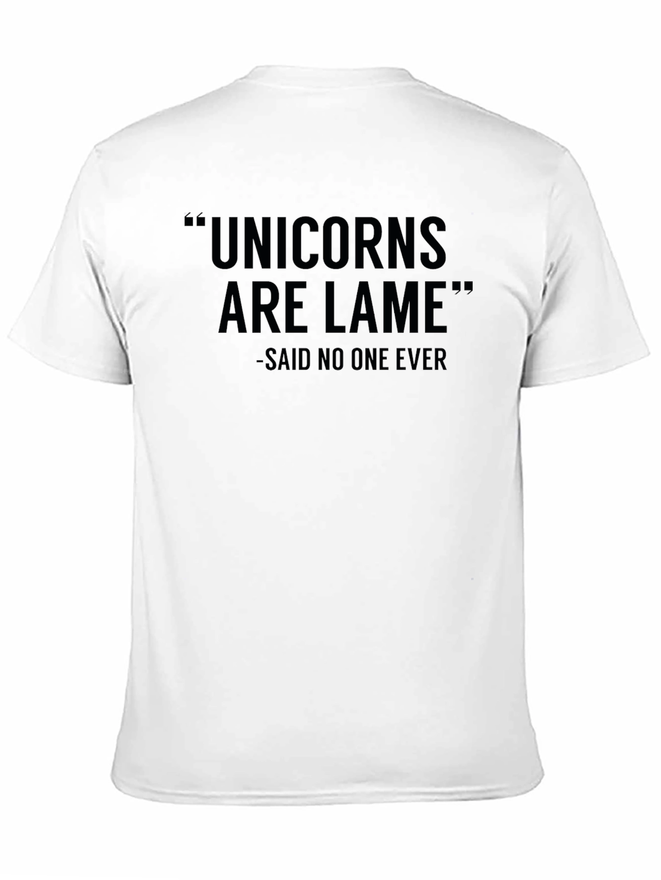 Unicorns Are Lame Funny Graphic Tee
