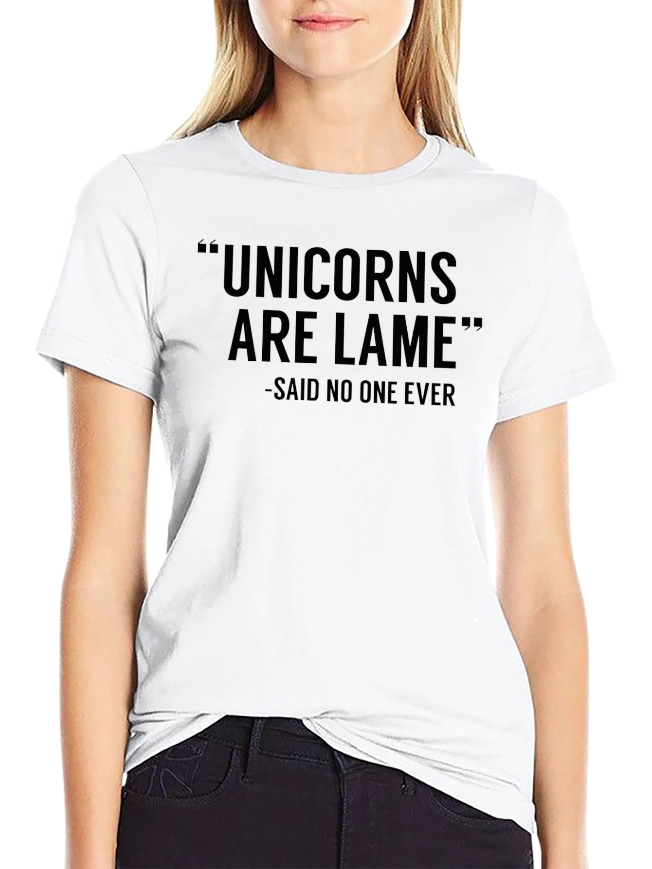 Unicorns Are Lame Funny Graphic Tee