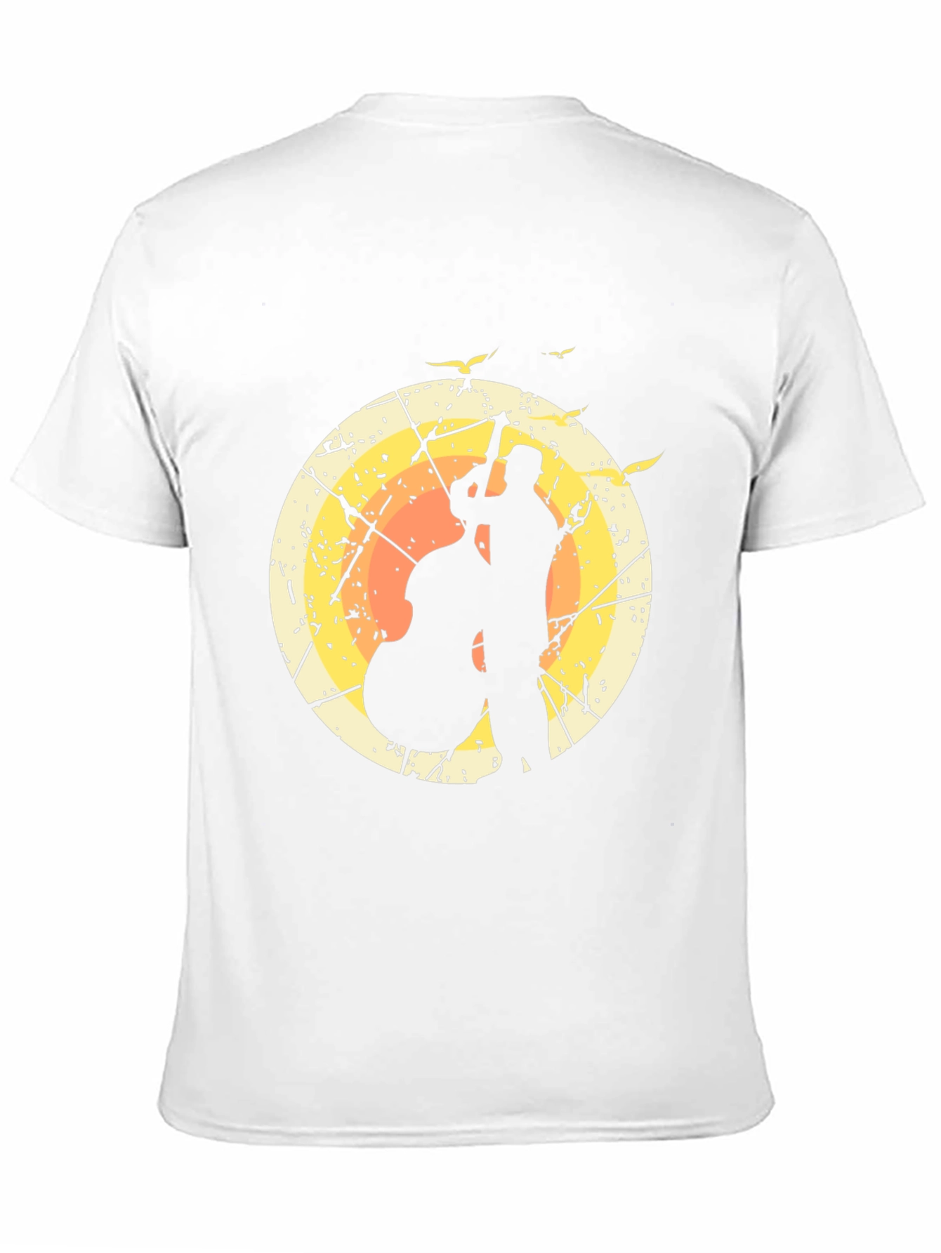 Jazz Bassist Silhouette Graphic T-Shirt