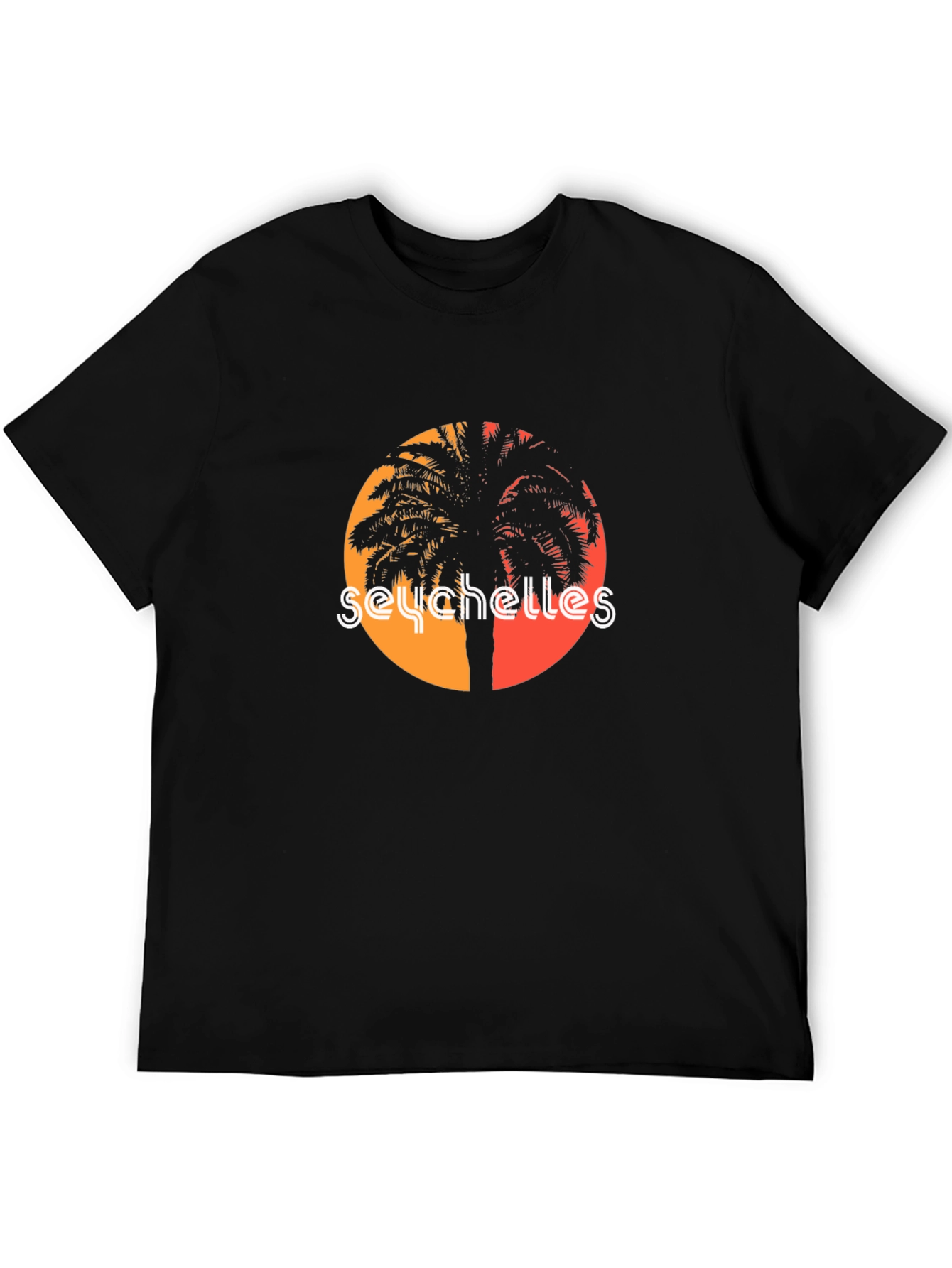 Seychelles Palm Tree T-Shirt - Island Life