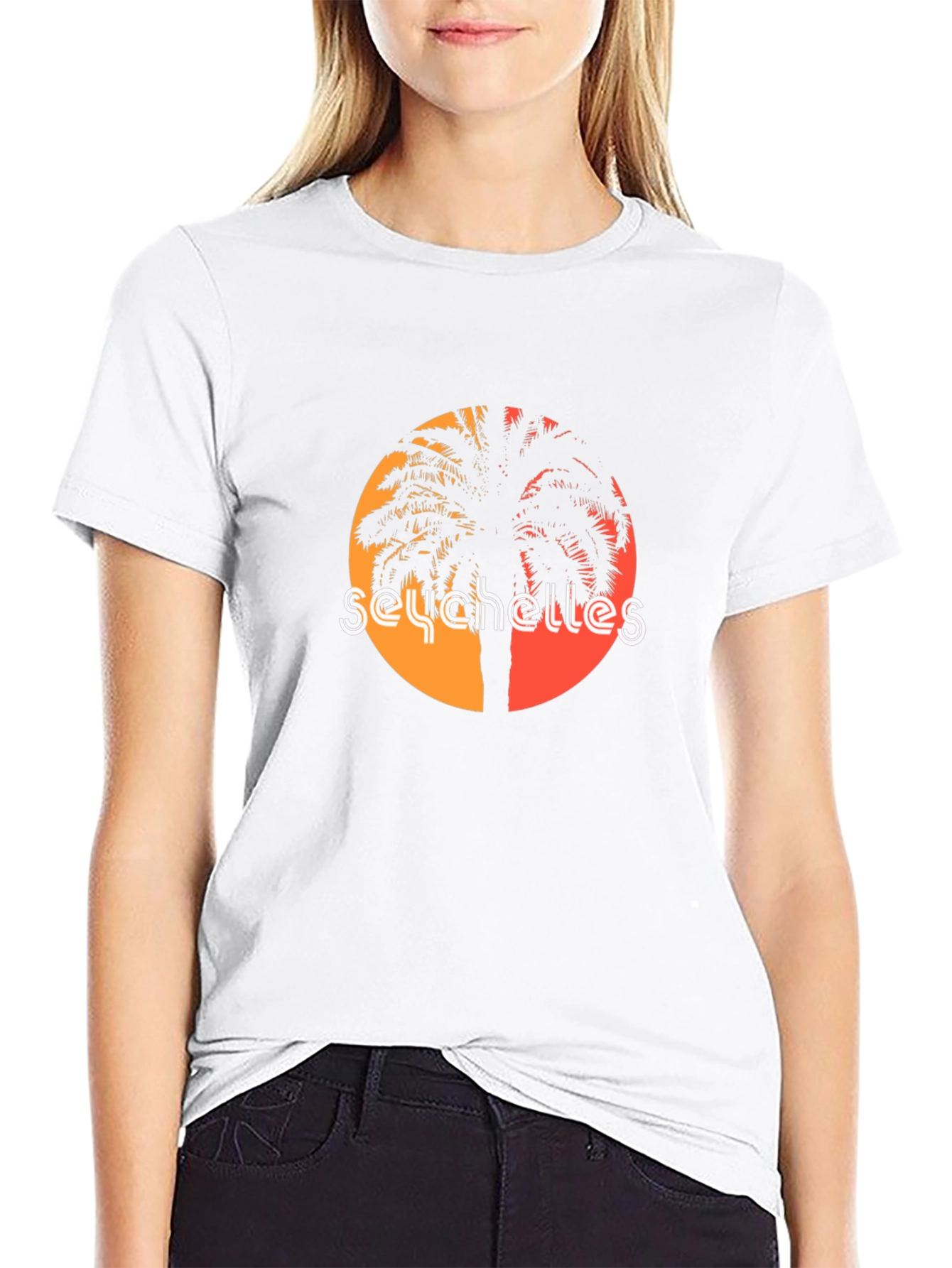 Seychelles Palm Tree T-Shirt - Island Life