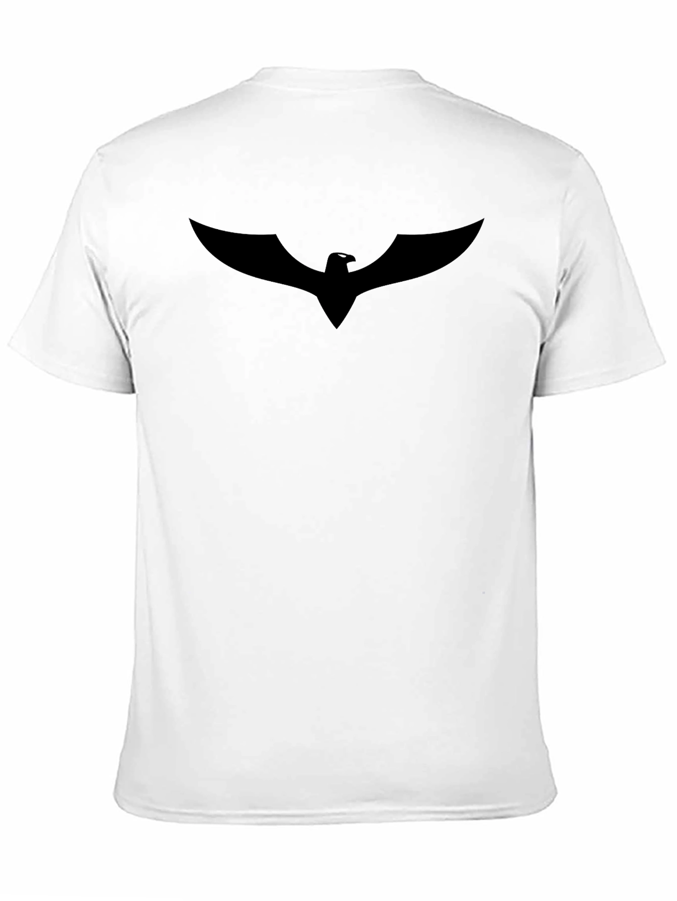 Mens Black Eagle Logo T-Shirt