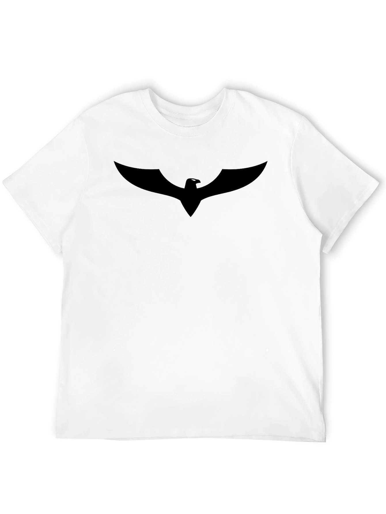 Mens Black Eagle Logo T-Shirt
