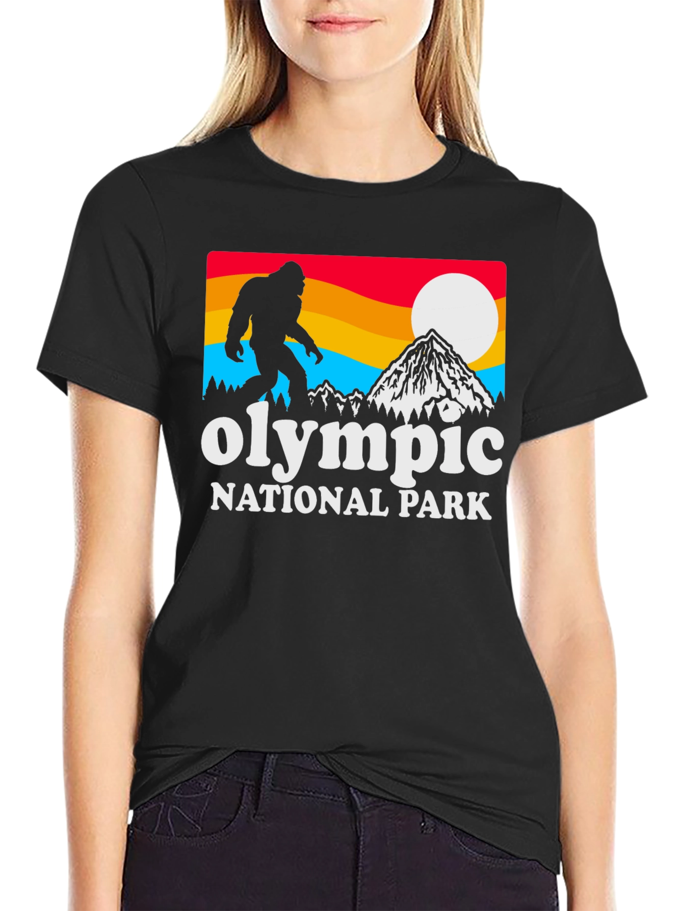 Olympic National Park Bigfoot Graphic T-Shirt