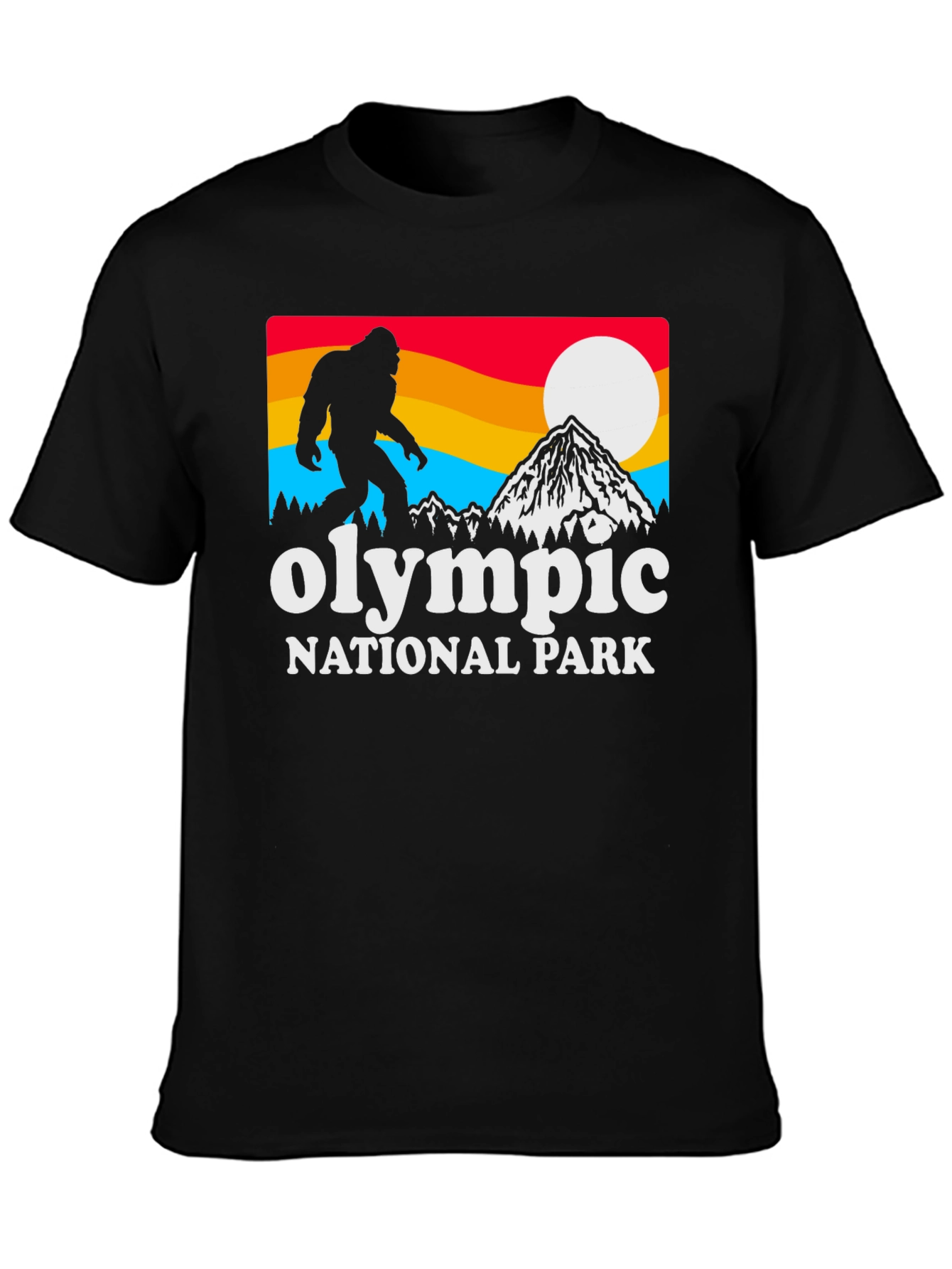Olympic National Park Bigfoot Graphic T-Shirt