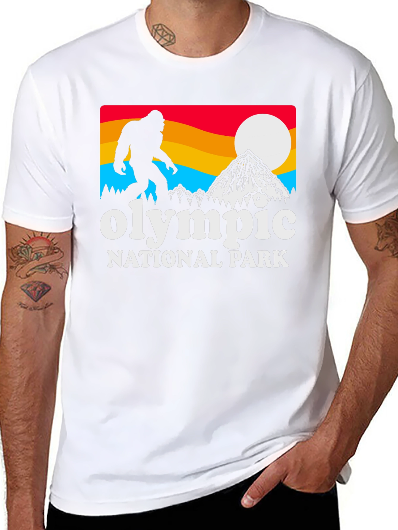 Olympic National Park Bigfoot Graphic T-Shirt