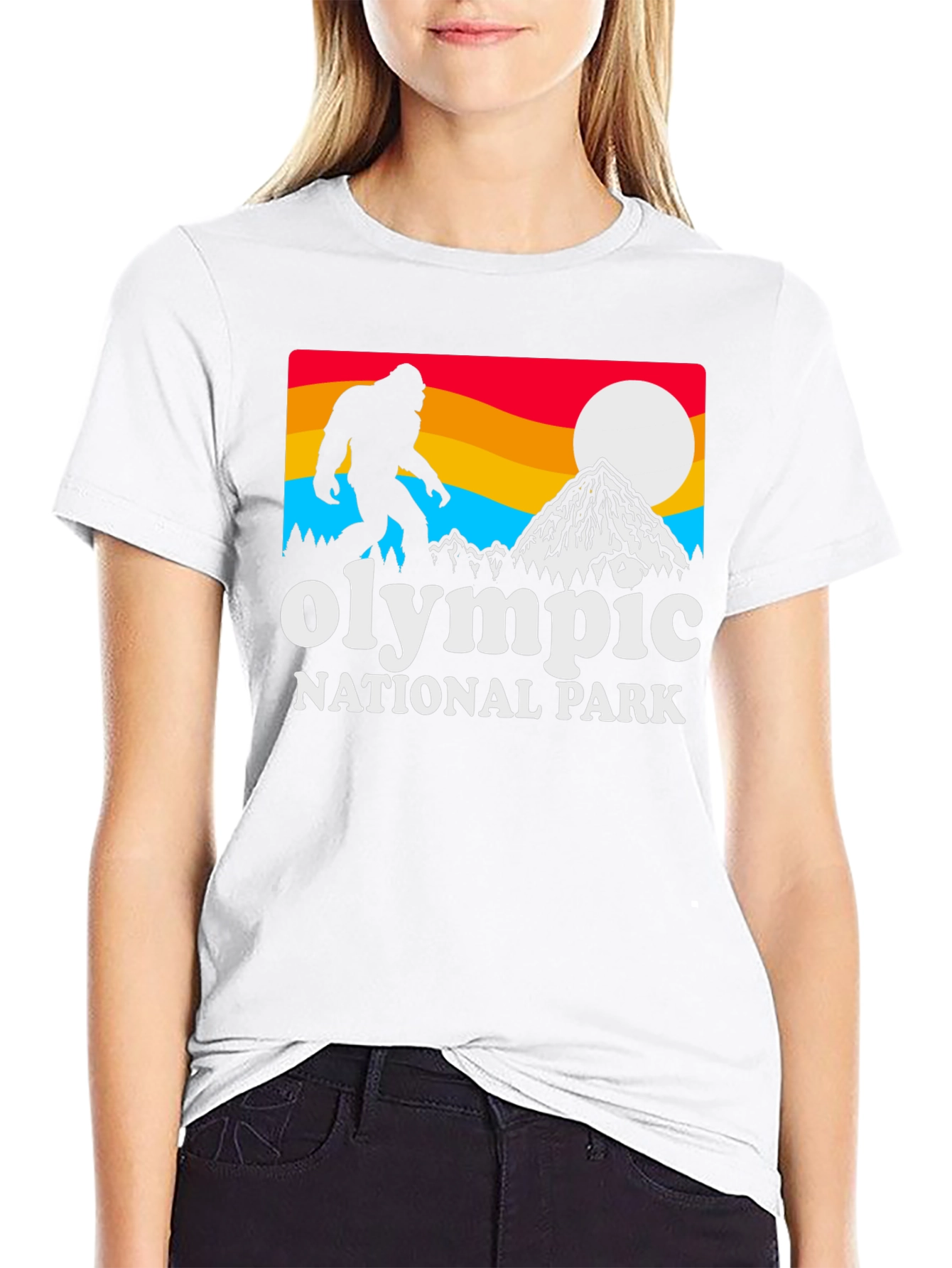 Olympic National Park Bigfoot Graphic T-Shirt