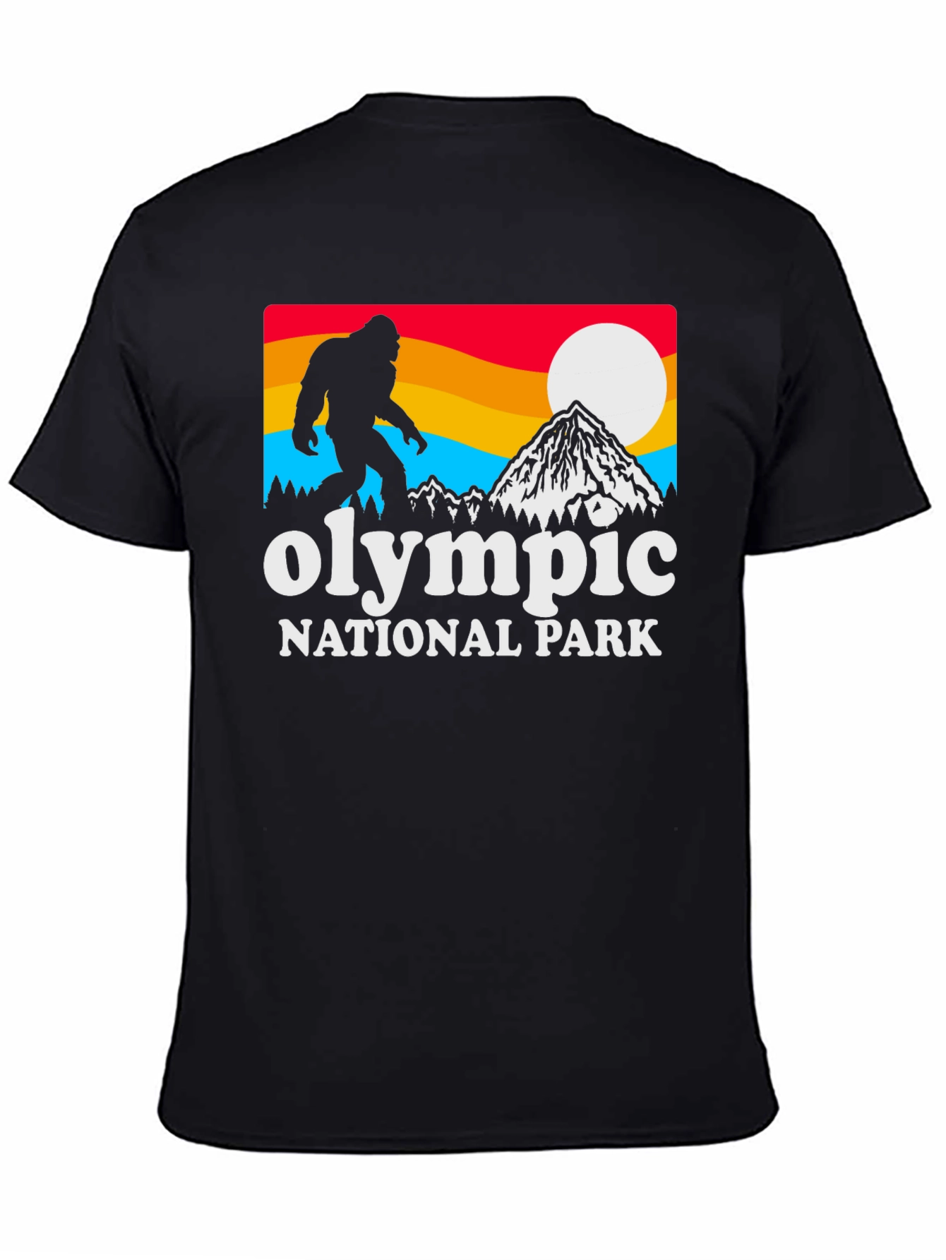 Olympic National Park Bigfoot Graphic T-Shirt