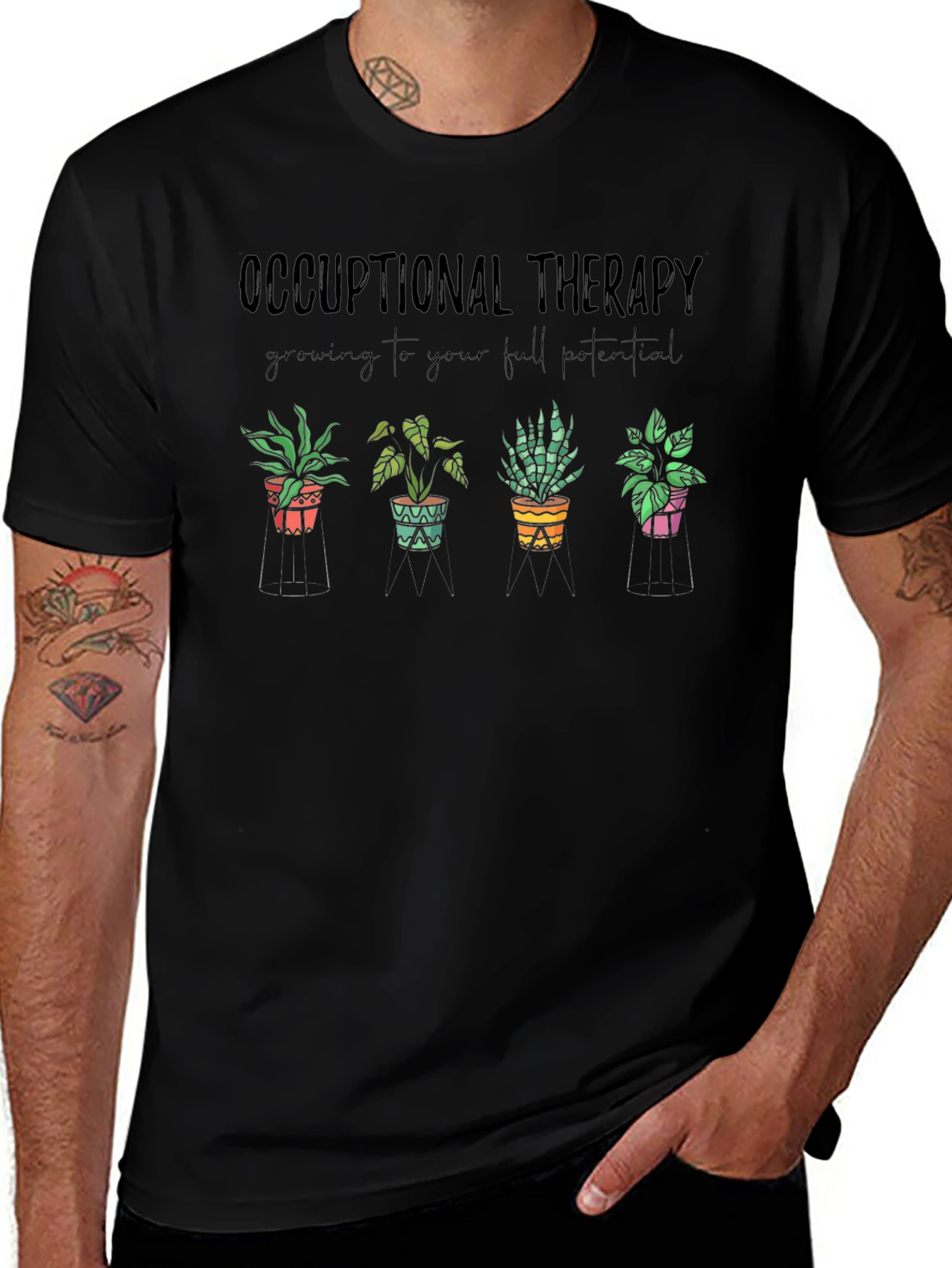 Occupational Therapy Plant T-Shirt