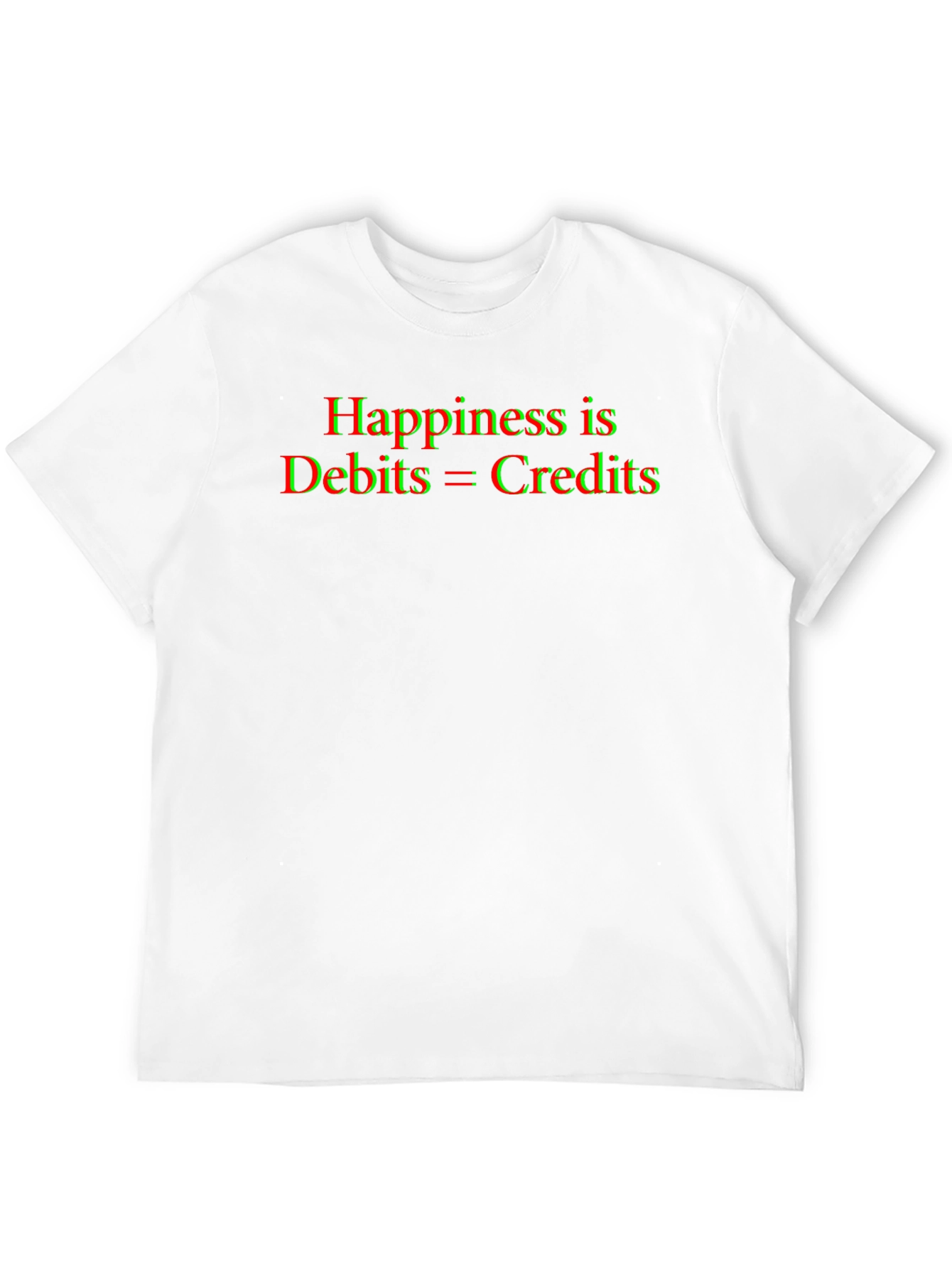 Accountant Humor T-Shirt - Debits = Credits