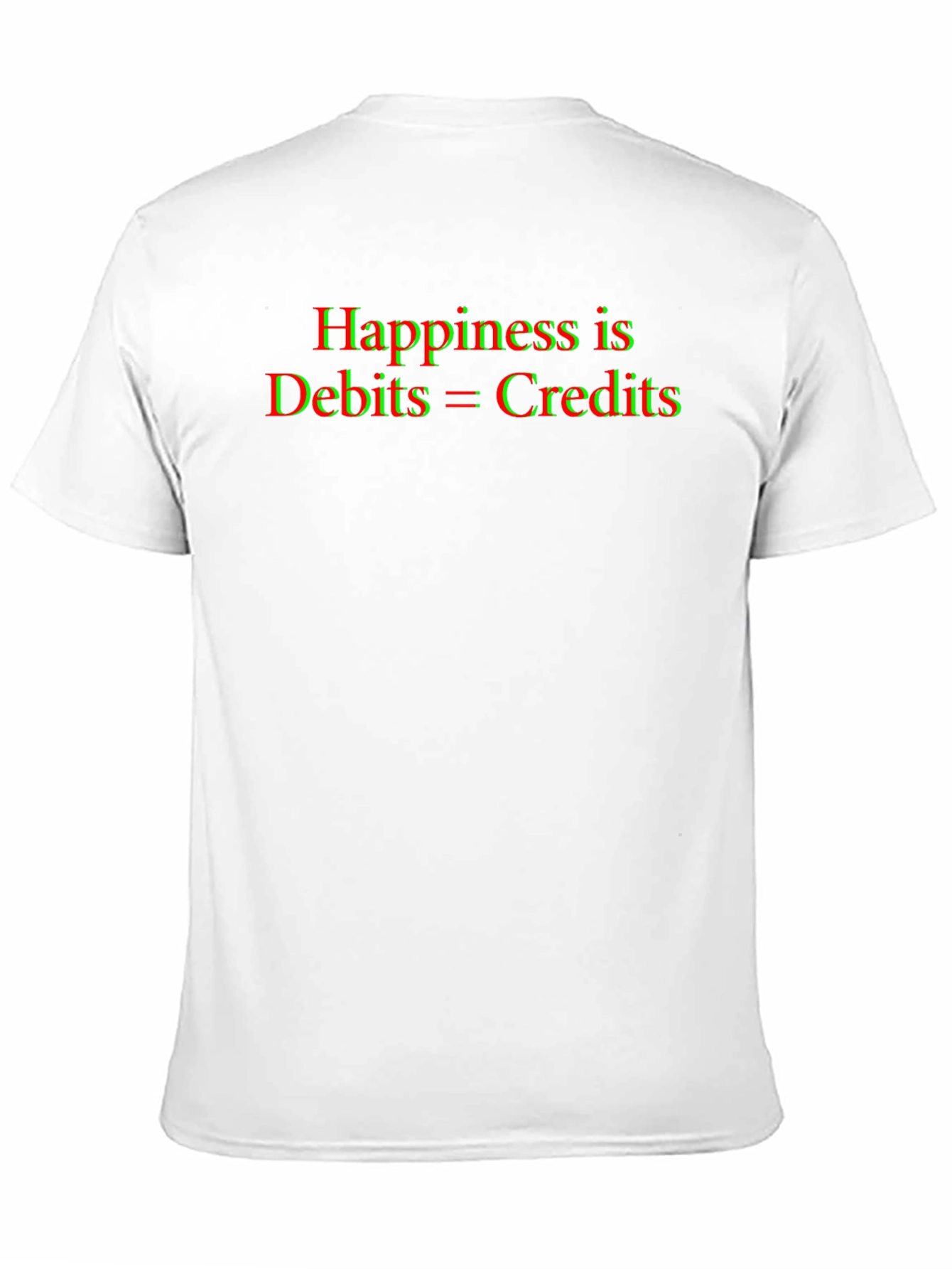 Accountant Humor T-Shirt - Debits = Credits