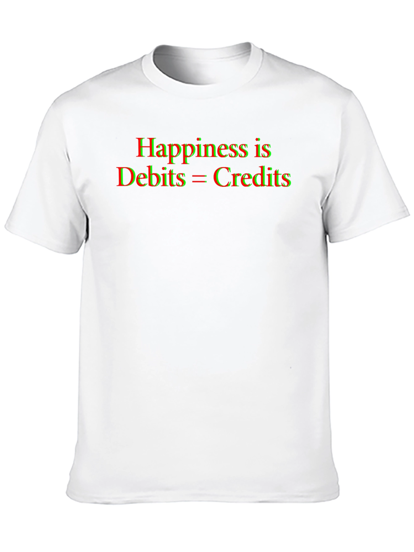 Accountant Humor T-Shirt - Debits = Credits