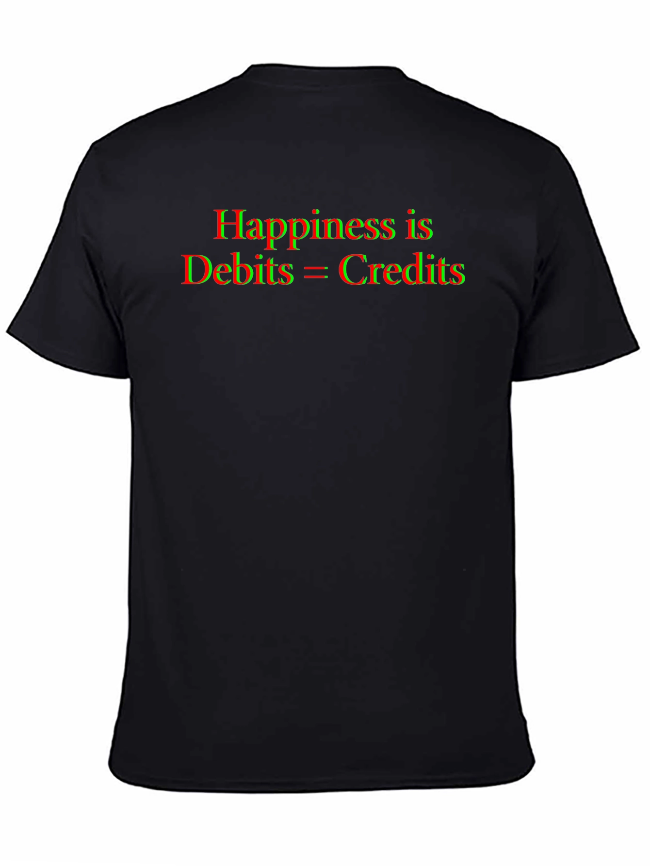 Accountant Humor T-Shirt - Debits = Credits