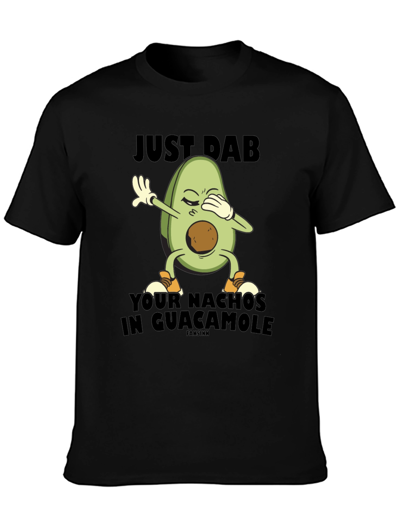 Just Dab Avocado Nachos Guacamole T-Shirt
