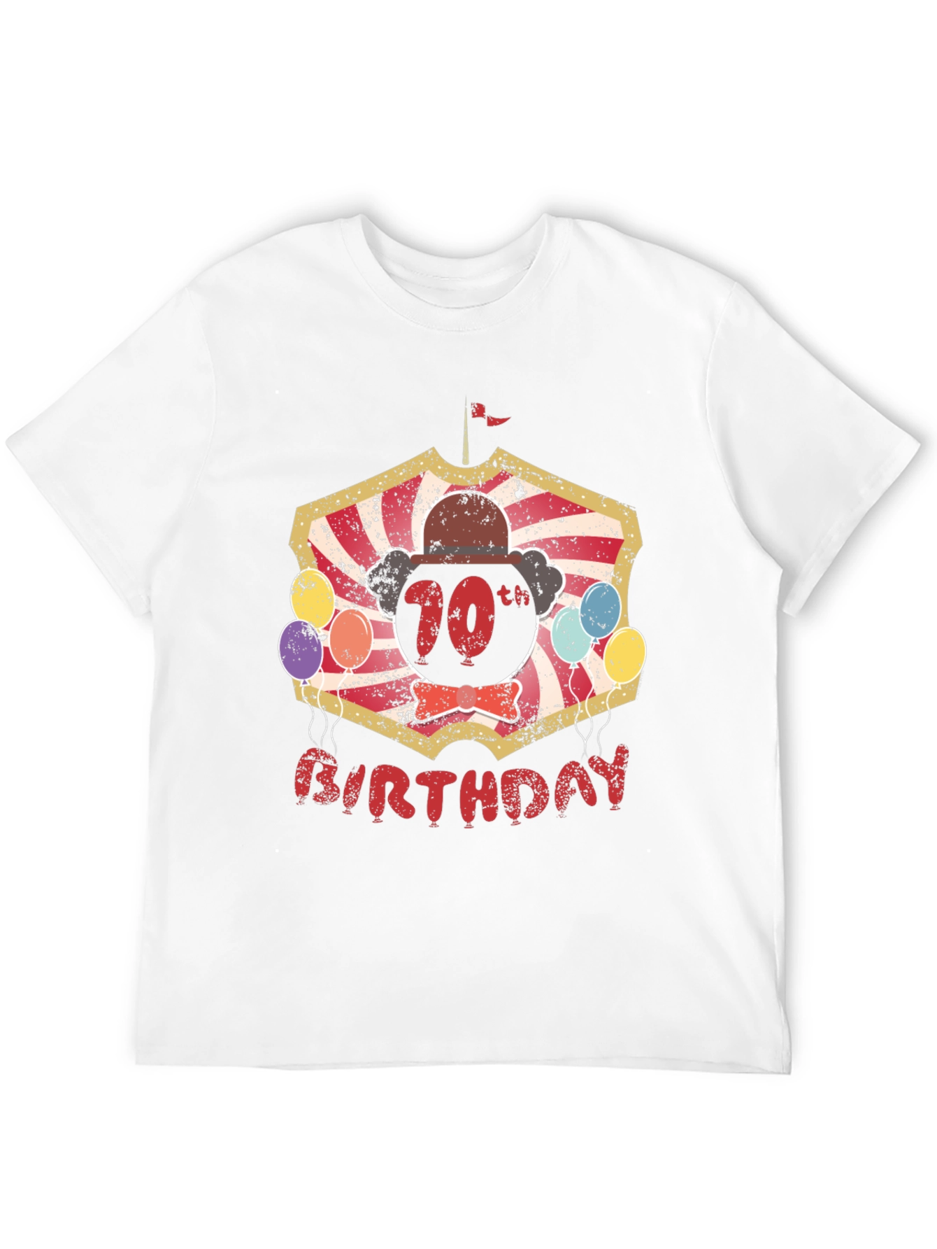70th Birthday Circus Theme Graphic Tee
