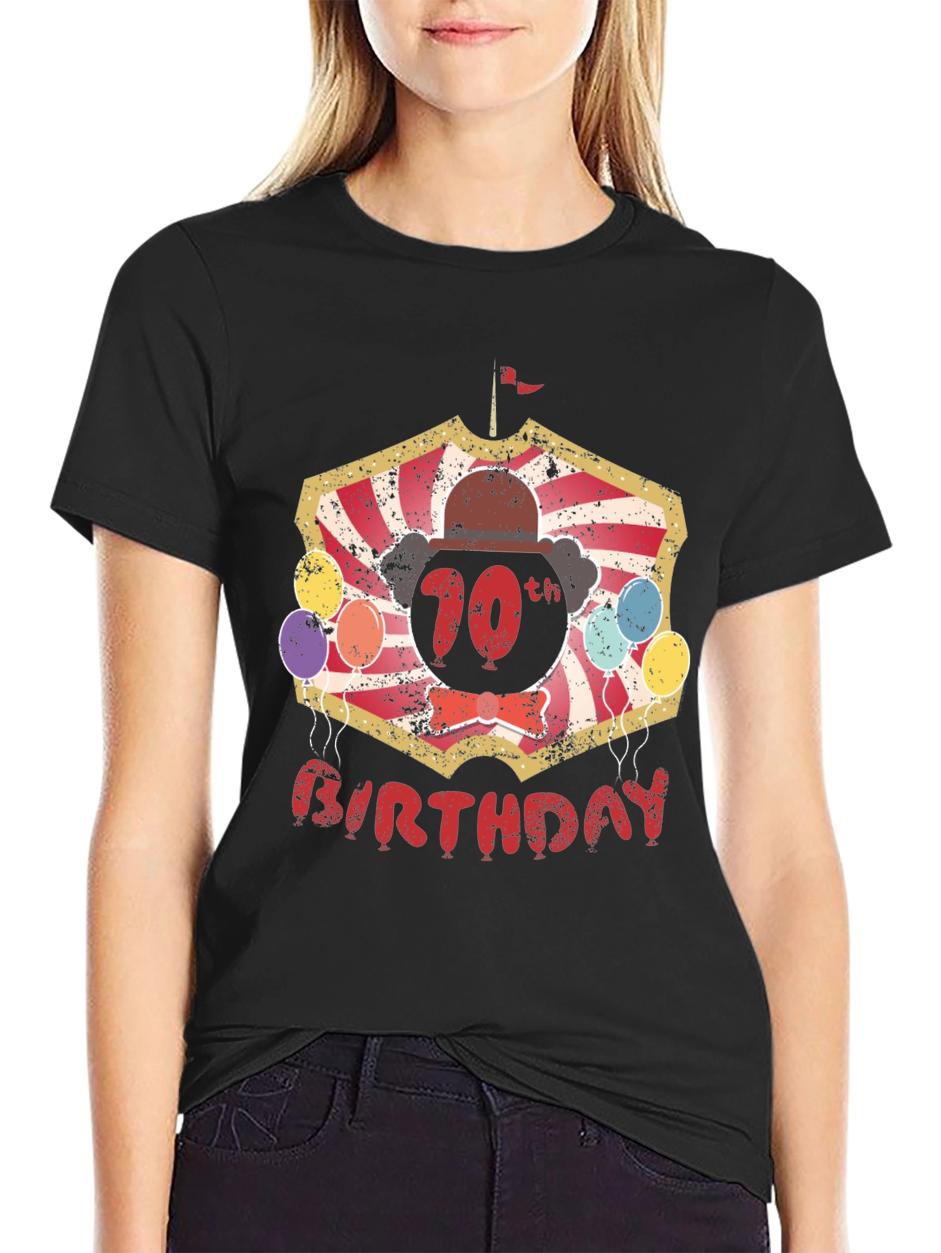 70th Birthday Circus Theme Graphic Tee