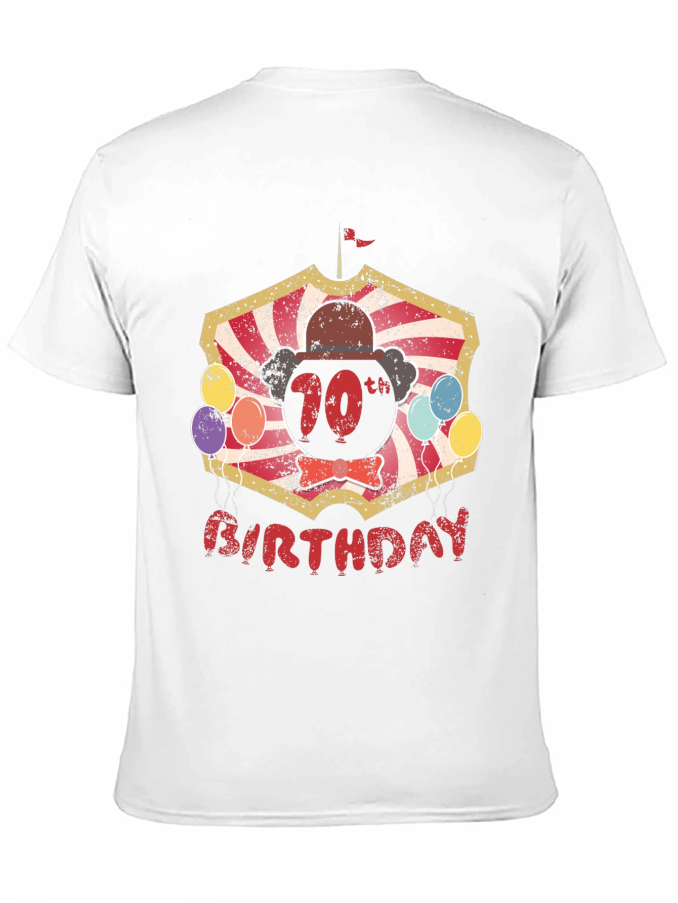 70th Birthday Circus Theme Graphic Tee
