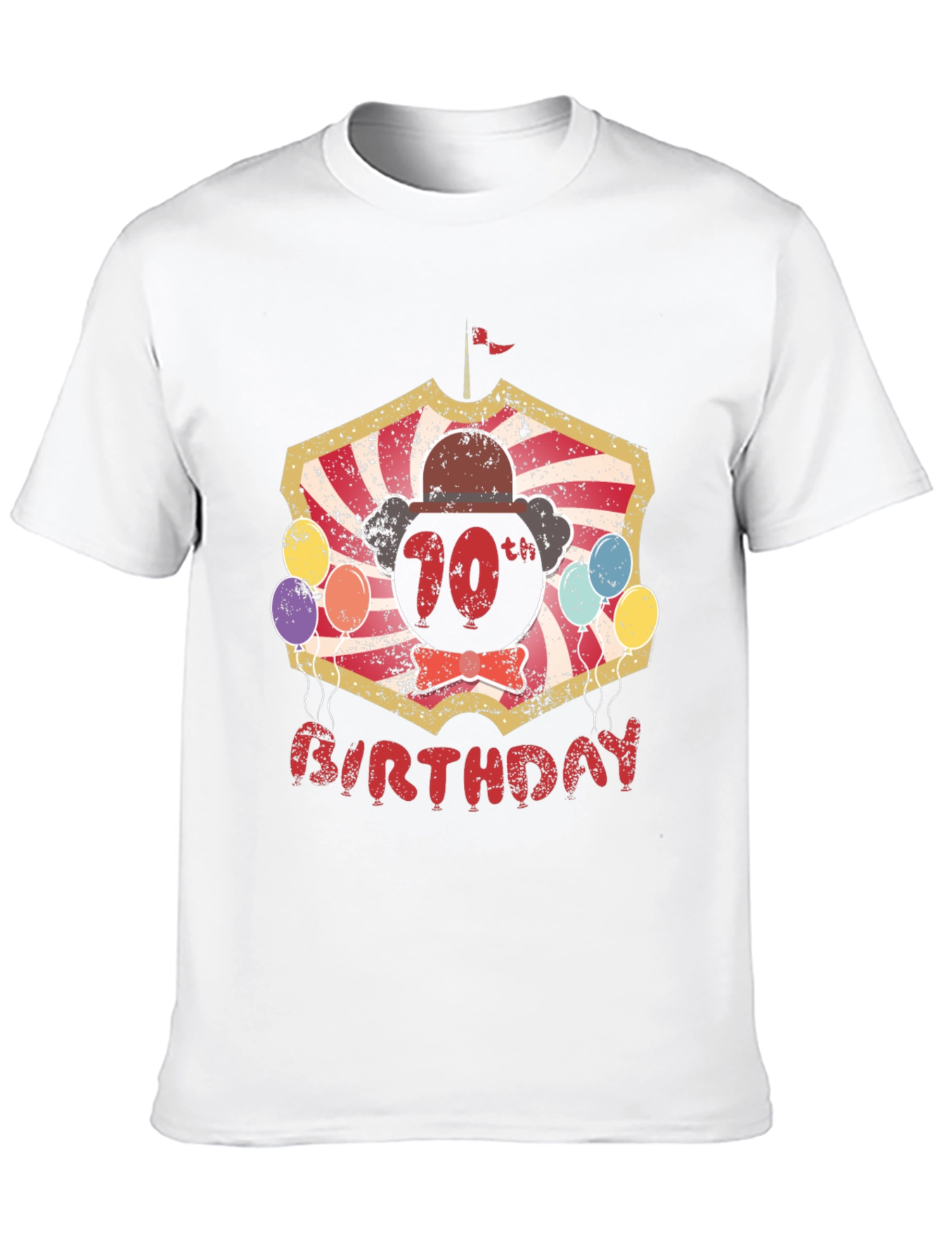 70th Birthday Circus Theme Graphic Tee
